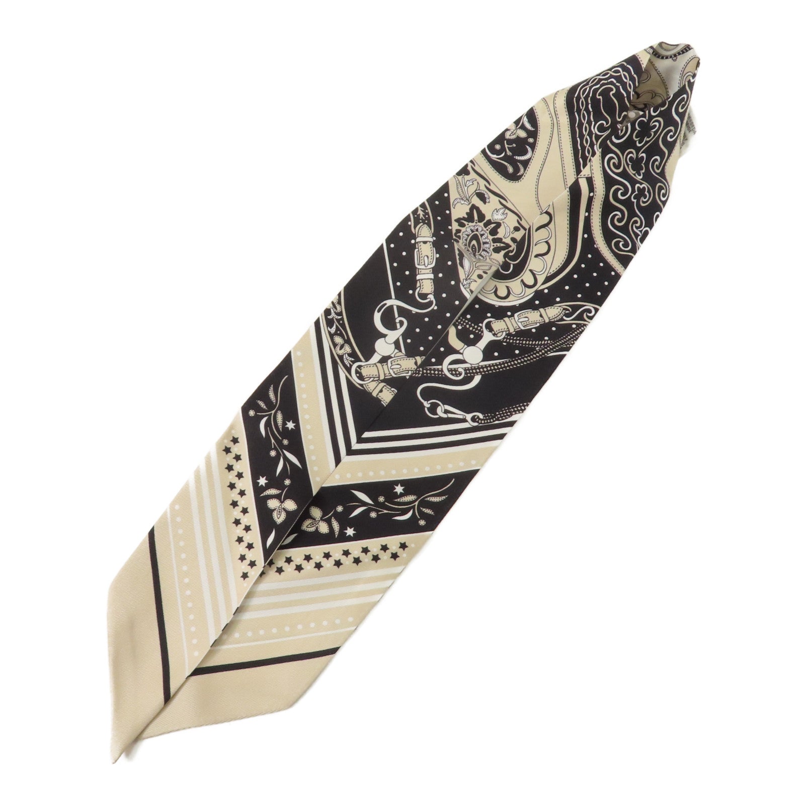 HERMES 絲質Twilly絲巾