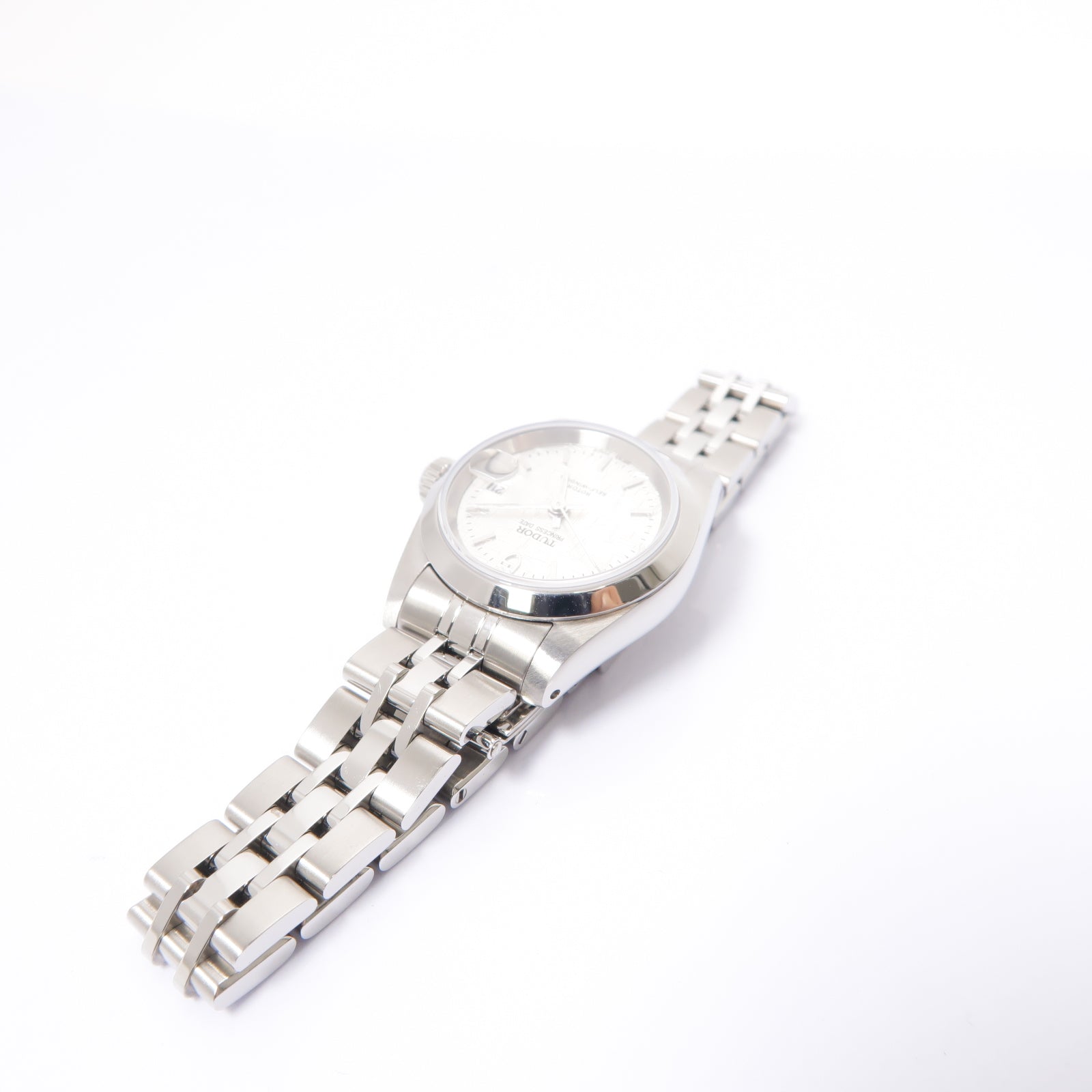 TUDOR Princess Date不鏽鋼手錶自動機芯銀色
