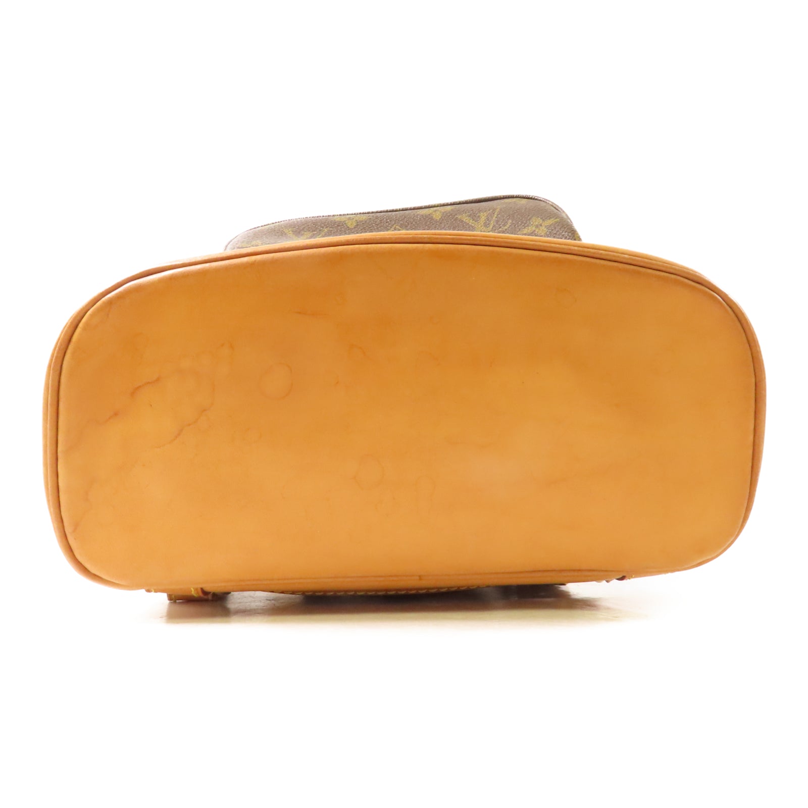 LOUIS VUITTON Monogram Montsouris MM金扣背包啡色