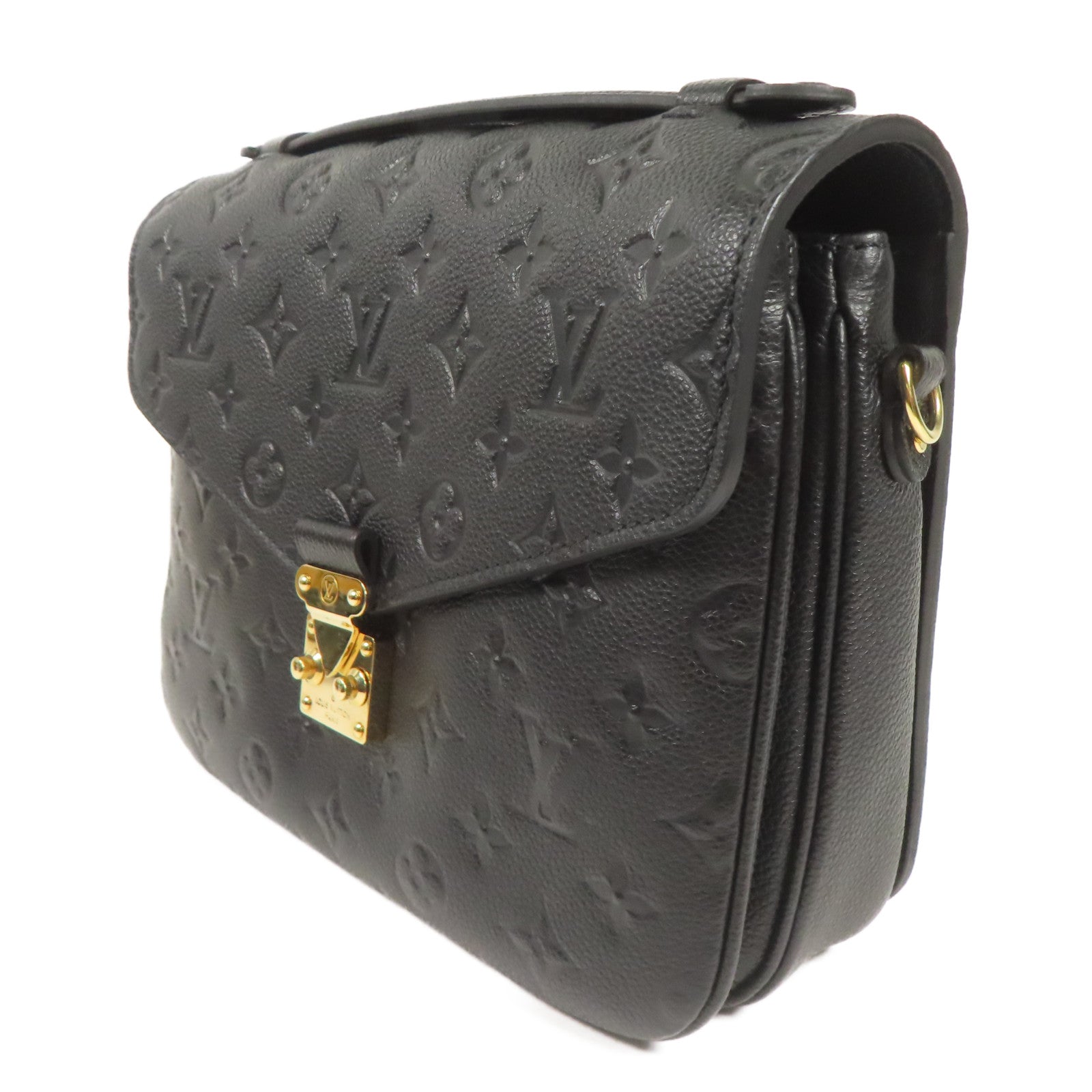LOUIS VUITTON Monogram Empreinte Pochette Metis金扣手挽肩背兩用袋