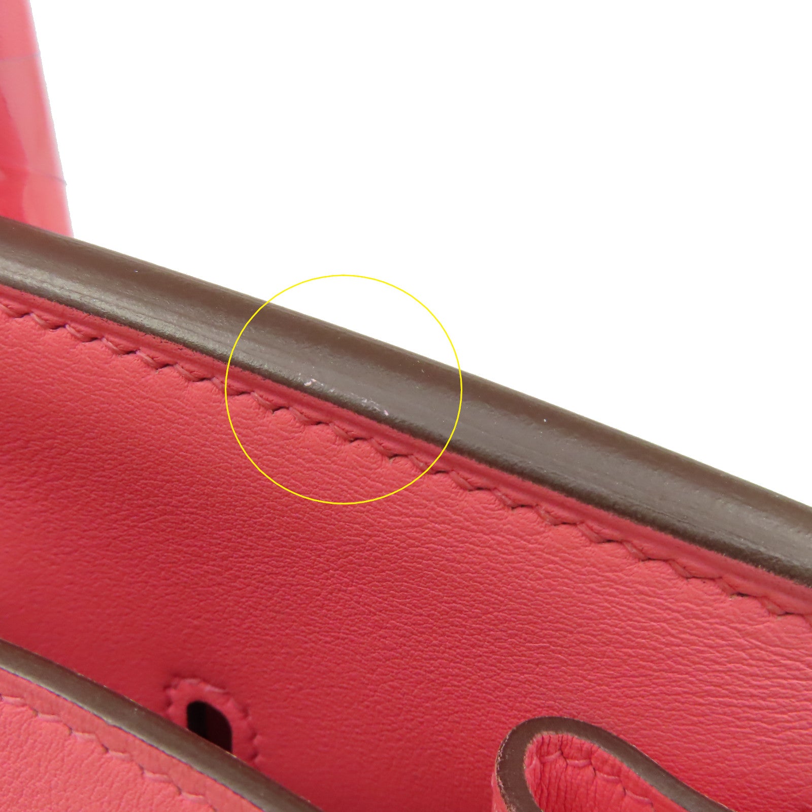 HERMES Swift皮革Birkin 25銀扣手挽袋Rose Azalee杜鵑粉色