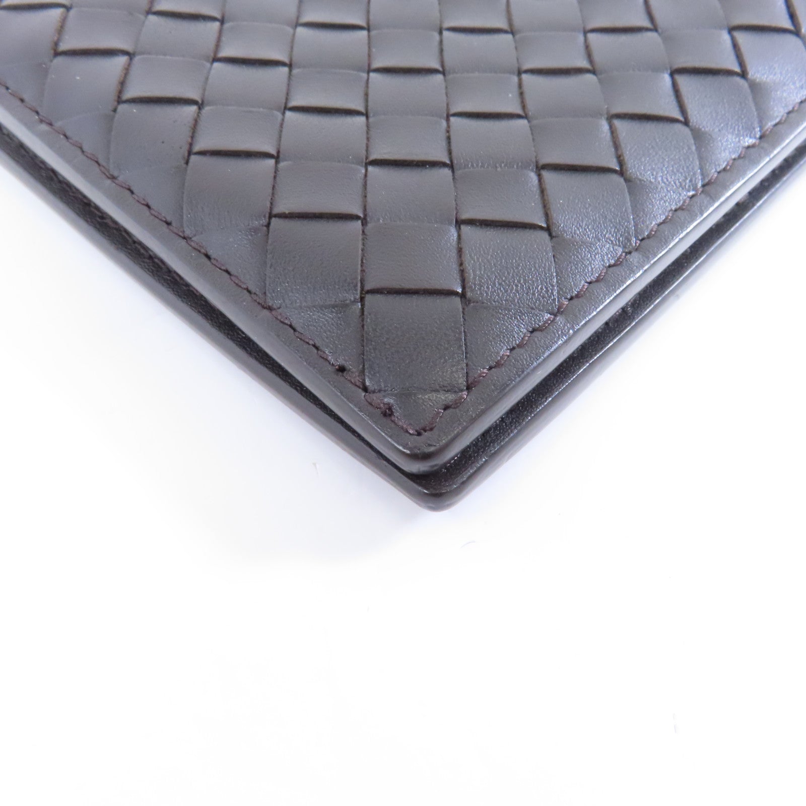 BOTTEGA VENETA 織紋皮革Wallet錢包啡色