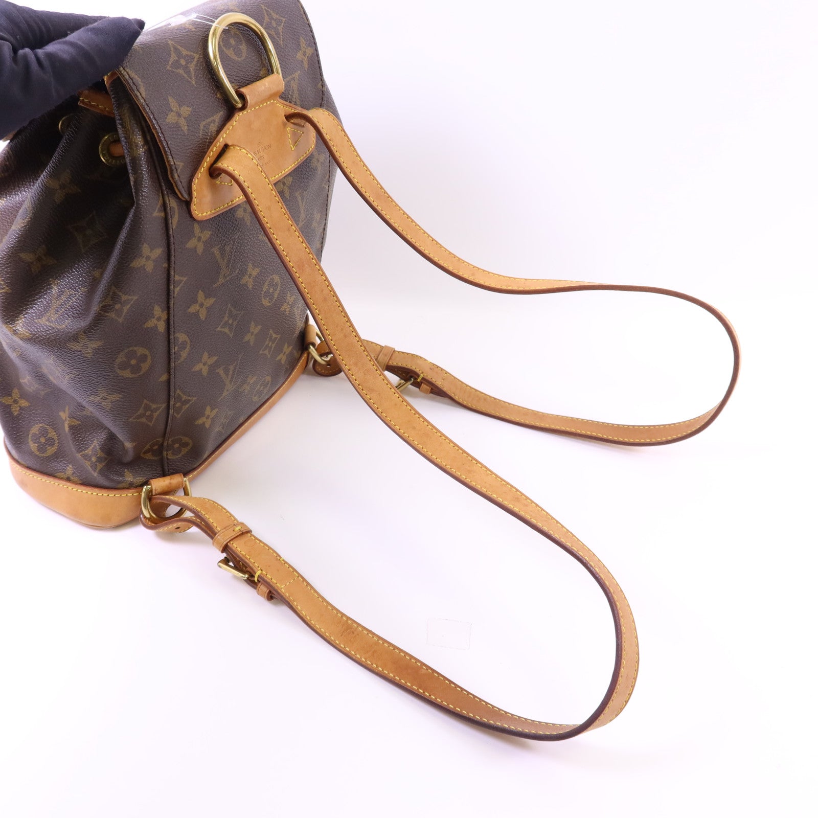 LOUIS VUITTON 【激減優惠】Monogram Montsouris MM Backpack金扣背包