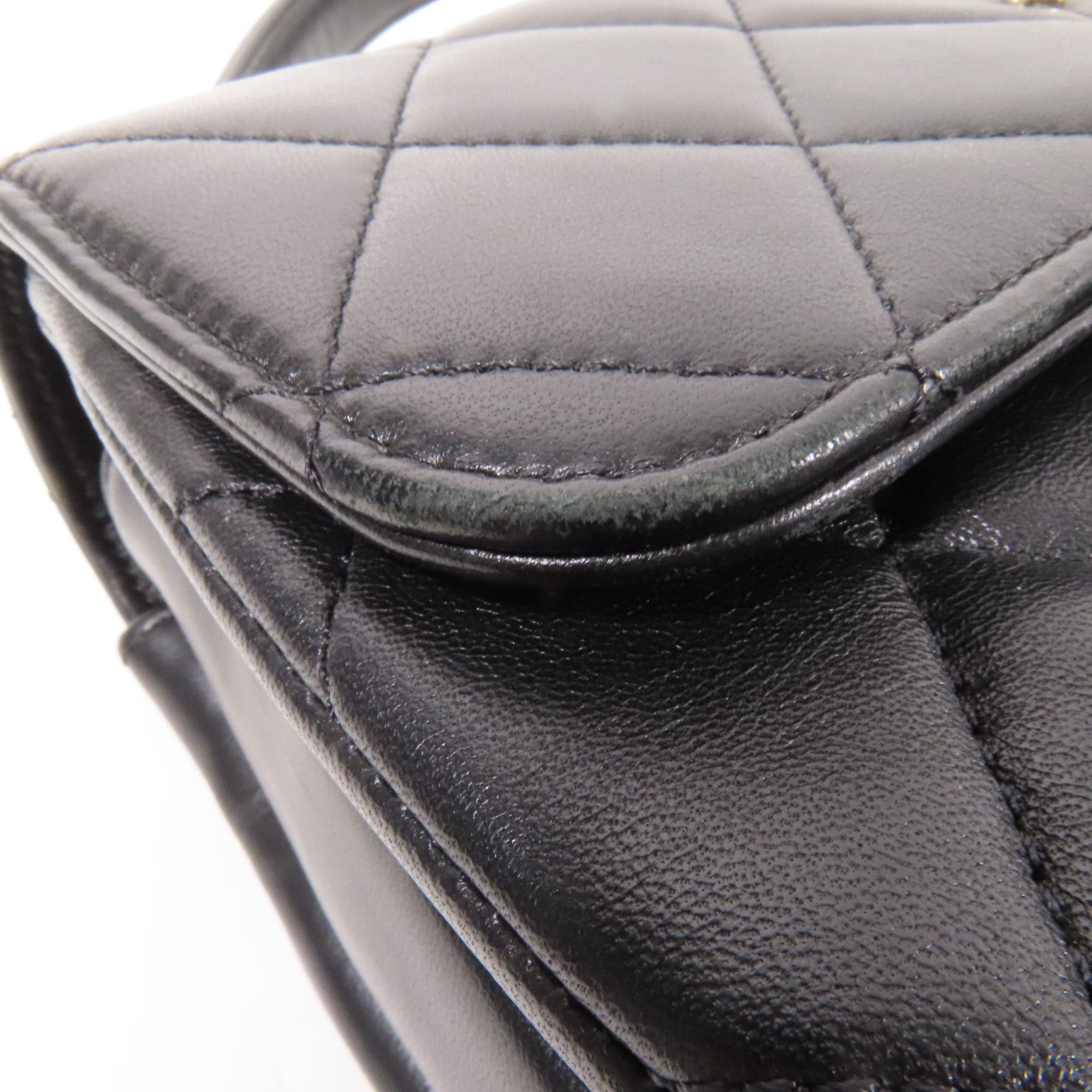 CHANEL 羊皮皮革Trendy CC Small金扣手挽肩背兩用袋