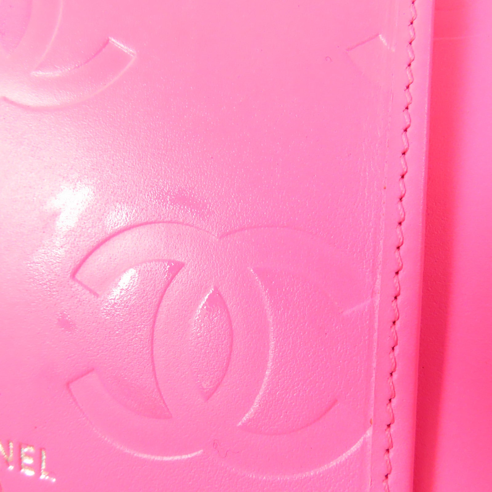 CHANEL 【激減優惠】牛皮皮革Combon Wallet錢包