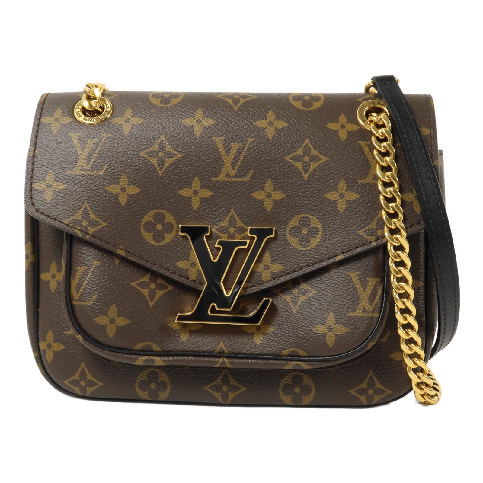 LOUIS VUITTON Monogram Passy鏈帶肩背袋