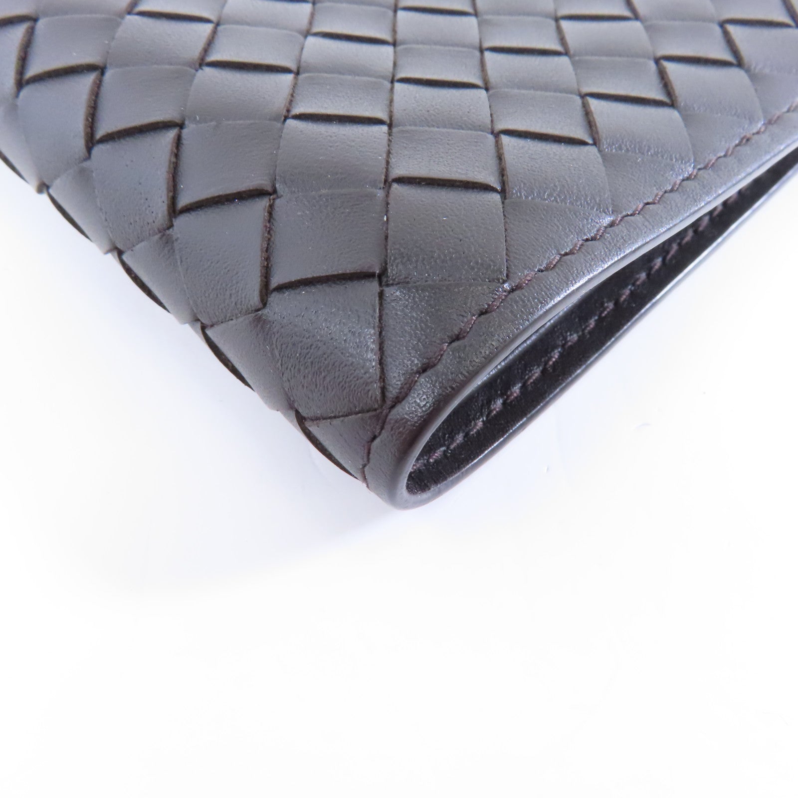 BOTTEGA VENETA 織紋皮革Wallet錢包啡色