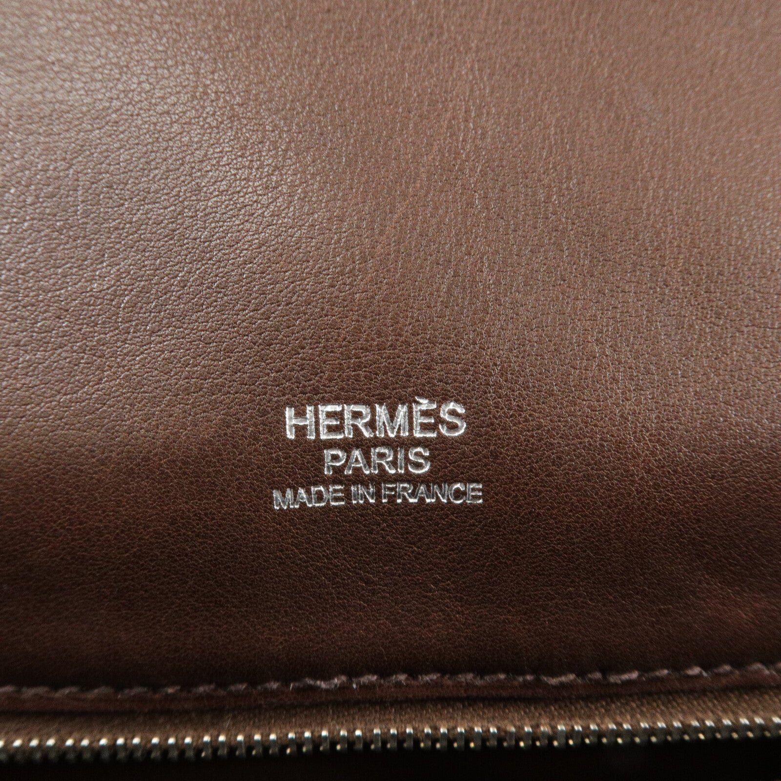 HERMES Swift皮革Berline 28肩背袋Cacao