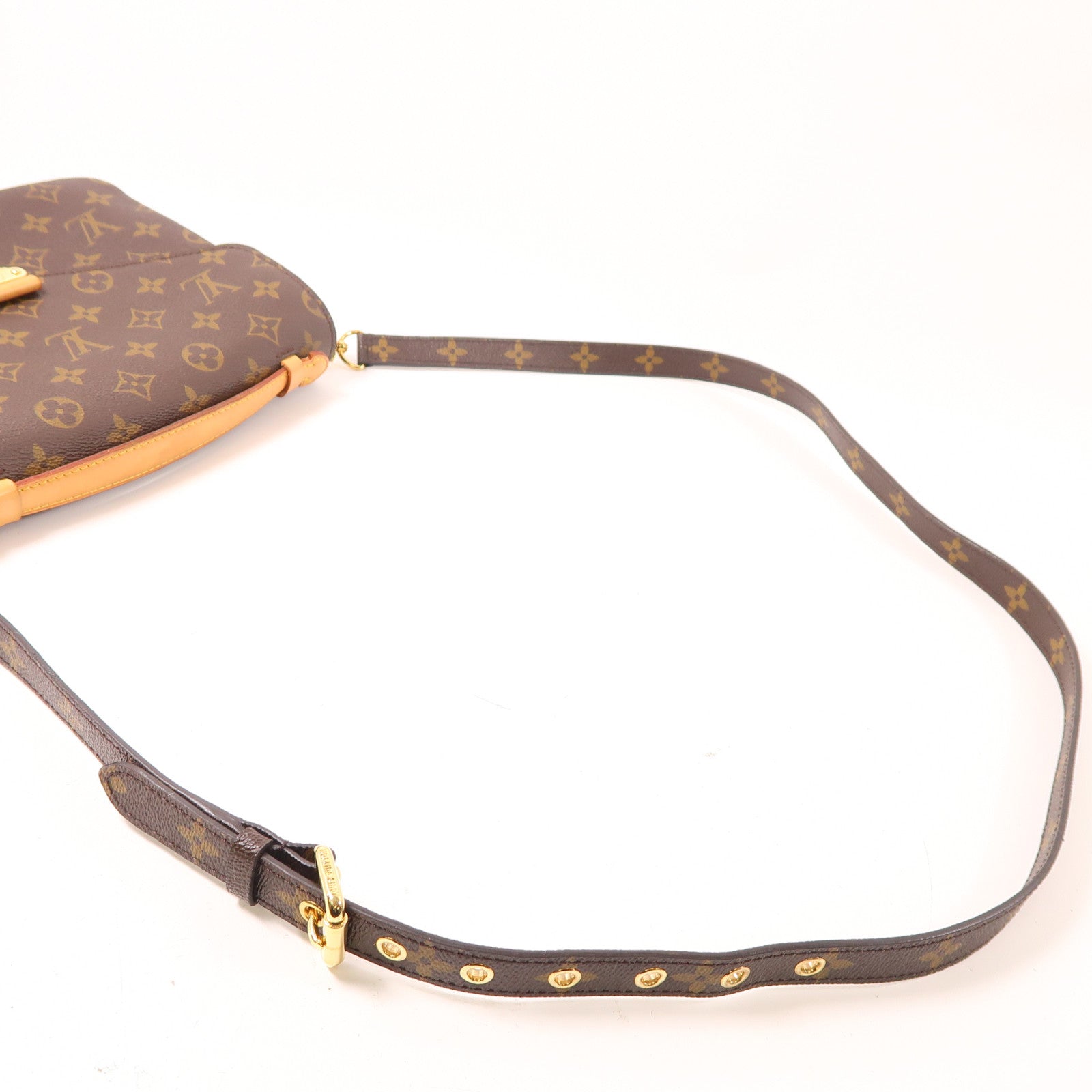LOUIS VUITTON Monogram Pochette Metis金扣手挽肩背兩用袋啡色