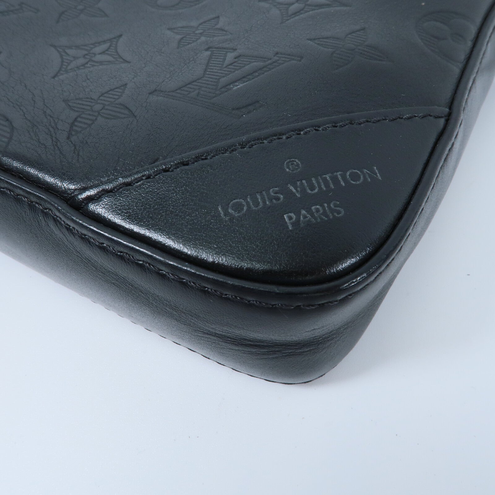 LOUIS VUITTON Monogam Shadow Dou Messenger Bag肩背袋
