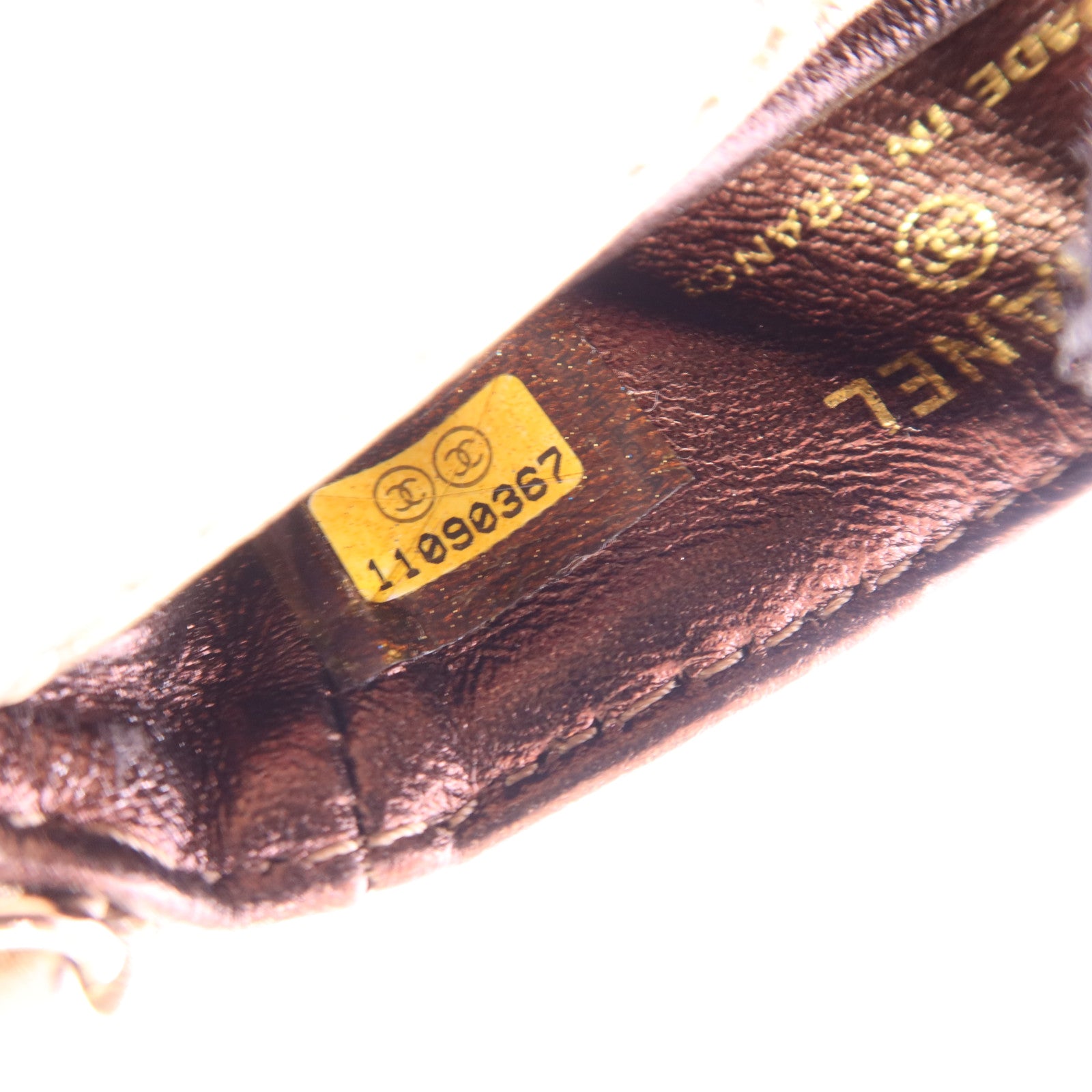 CHANEL 牛皮皮革2.55 Phone Bag鏈帶肩背袋