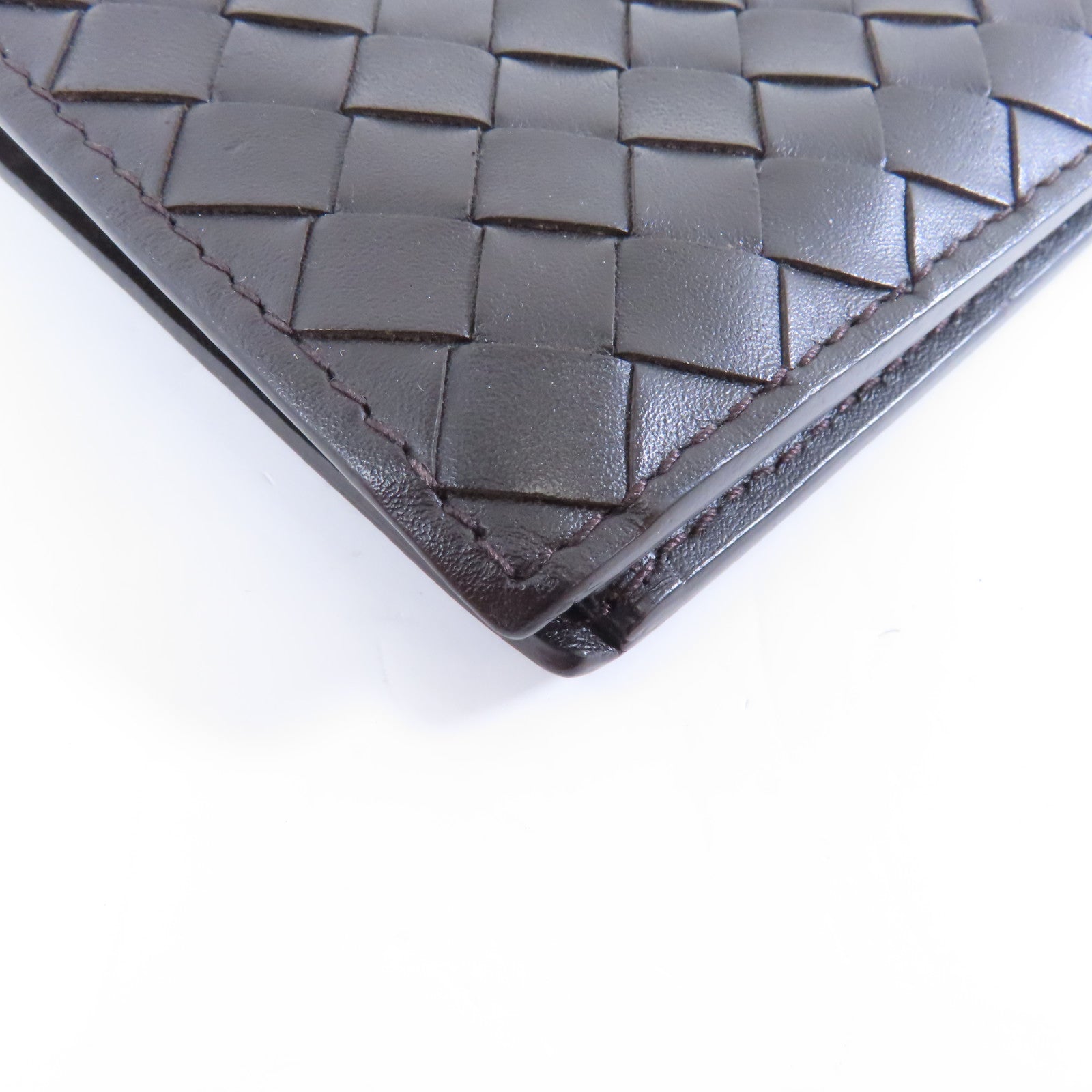 BOTTEGA VENETA 織紋皮革Wallet錢包啡色