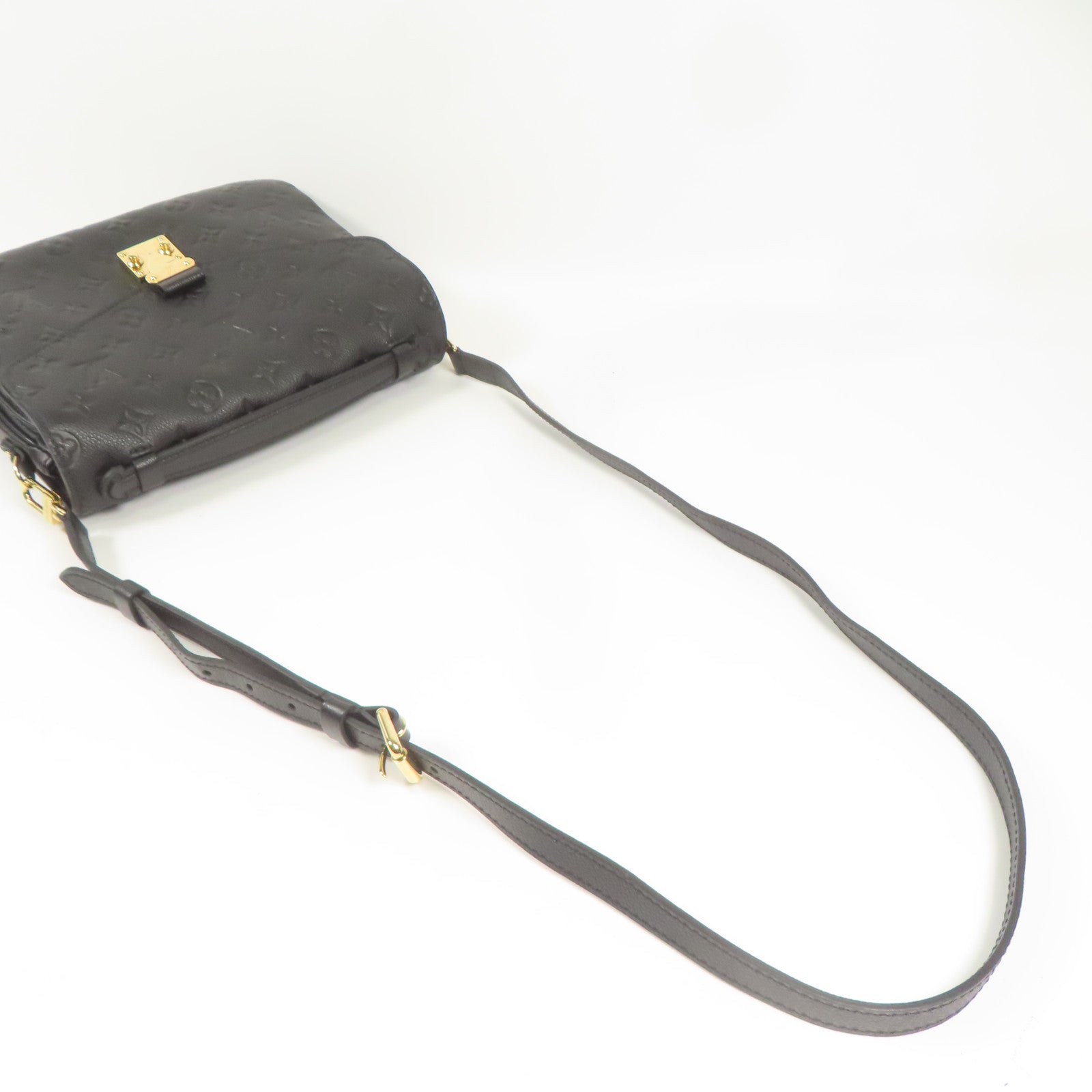 LOUIS VUITTON Monogram Empreinte Pochette Metis金扣手挽肩背兩用袋
