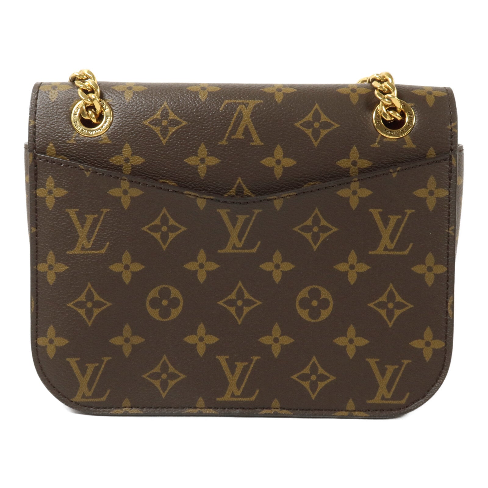 LOUIS VUITTON Monogram Passy鏈帶肩背袋