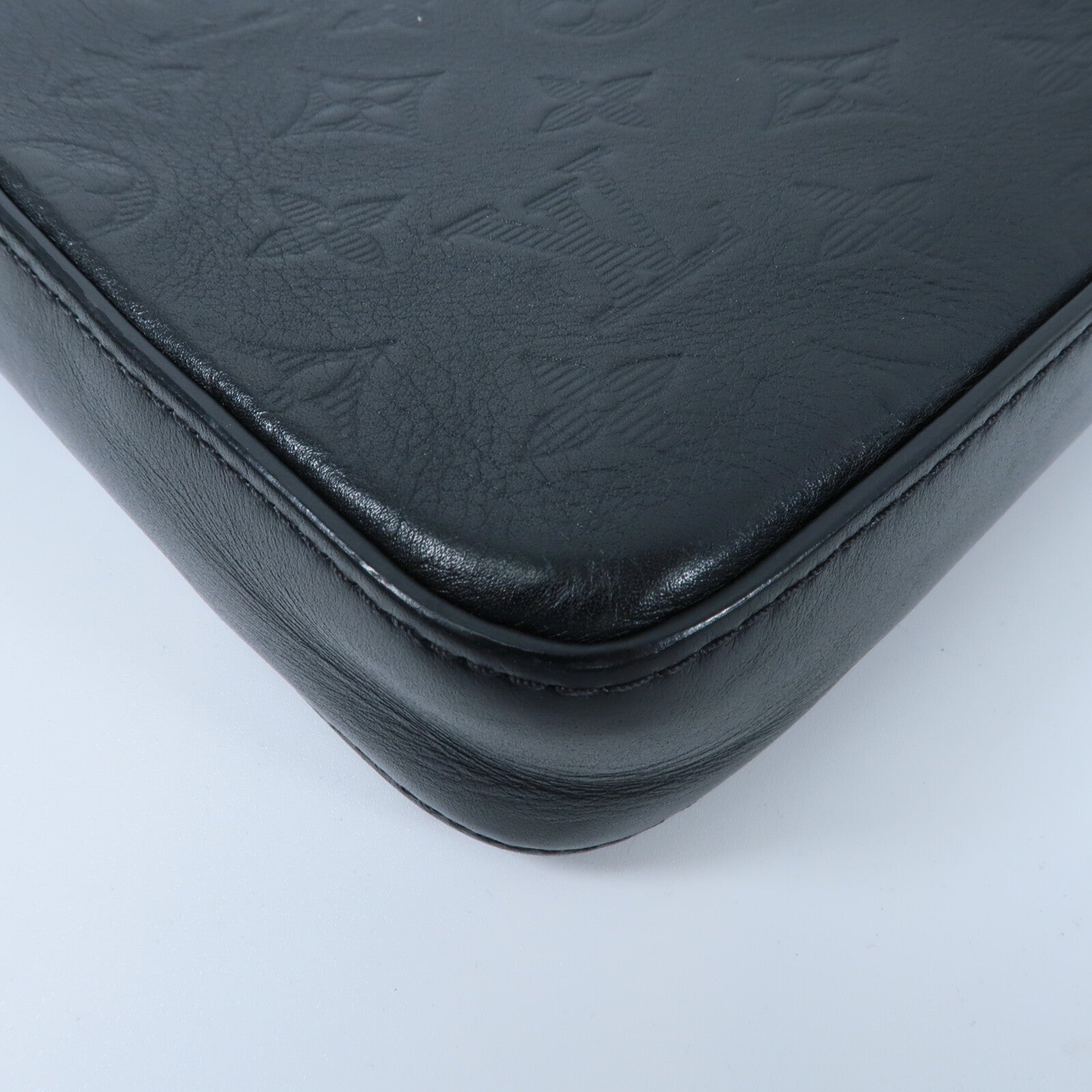 LOUIS VUITTON Monogam Shadow Dou Messenger Bag肩背袋