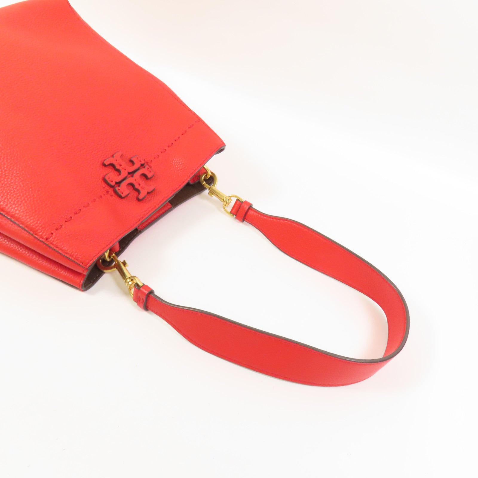 Tory Burch 牛皮皮革Shoulder Bag金扣肩背袋