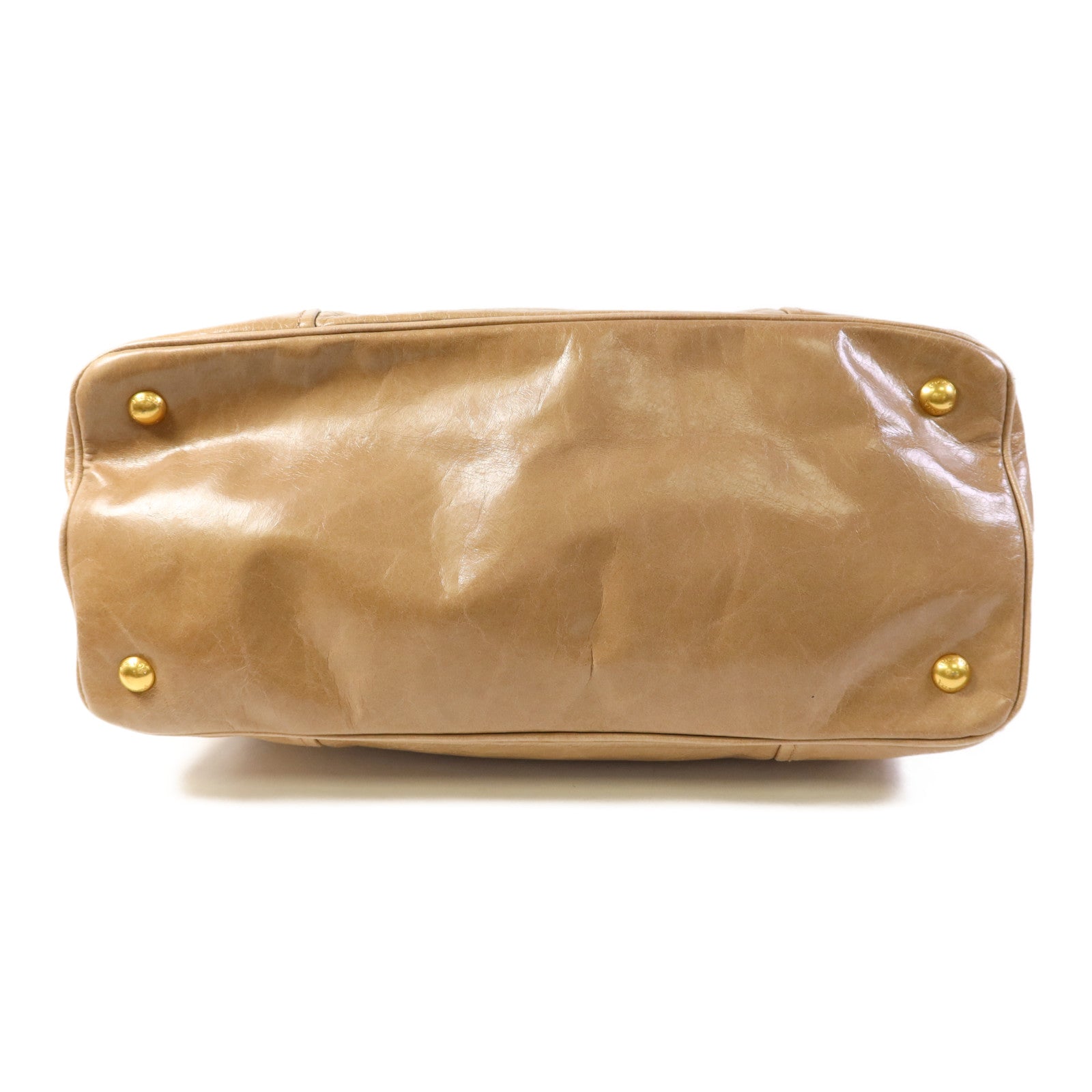 PRADA 牛皮皮革2 Way Shoulder金扣手挽肩背兩用袋