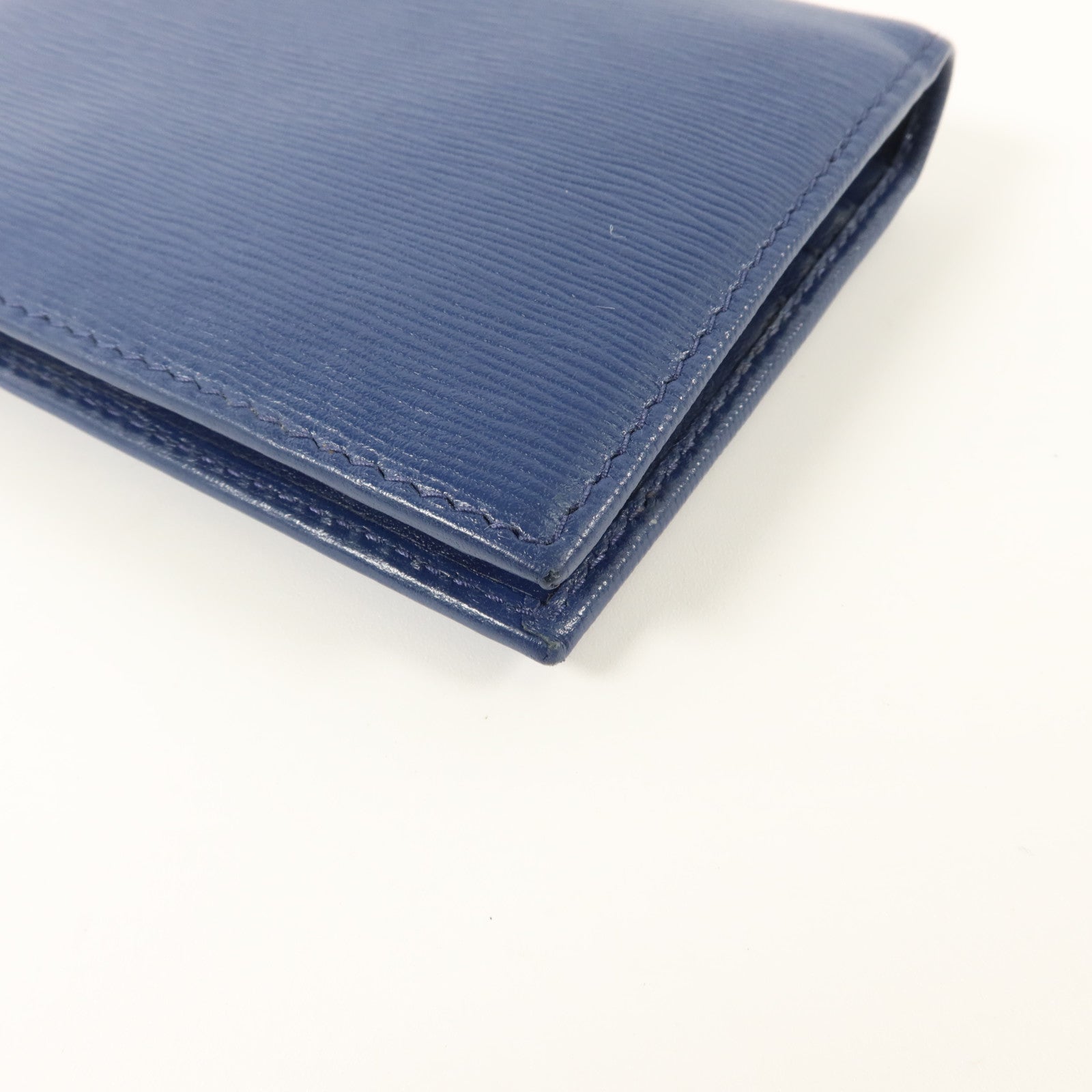 PRADA 牛皮皮革Bifold Wallet金扣錢包