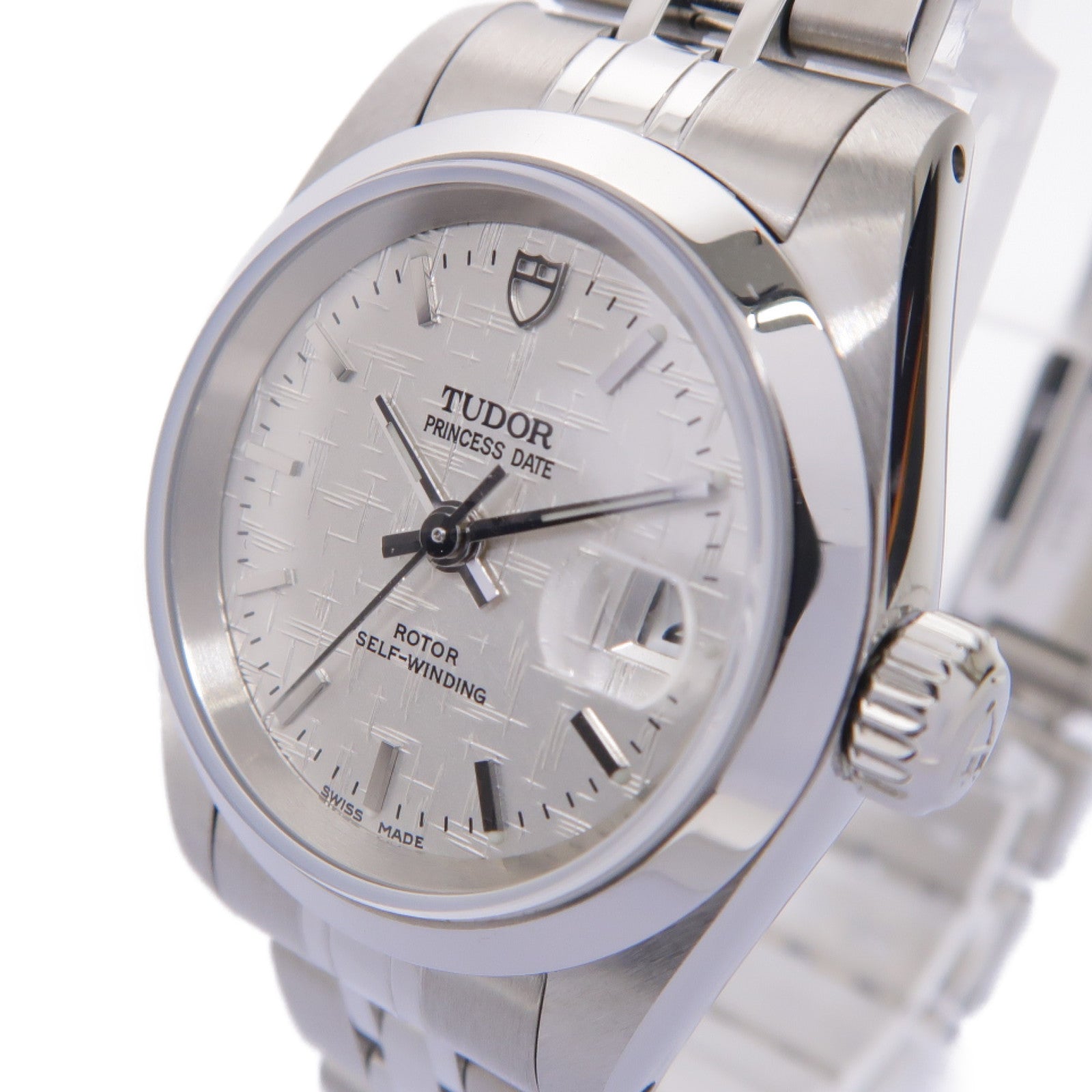 TUDOR Princess Date不鏽鋼手錶自動機芯銀色