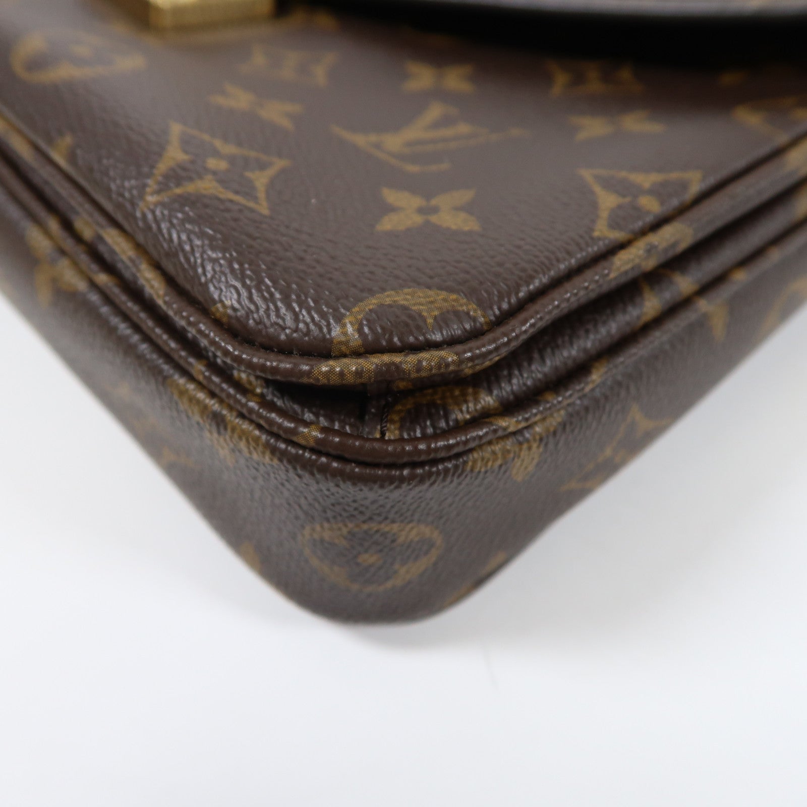 LOUIS VUITTON Monogram Pochette Metis MM金扣手挽肩背兩用袋啡色
