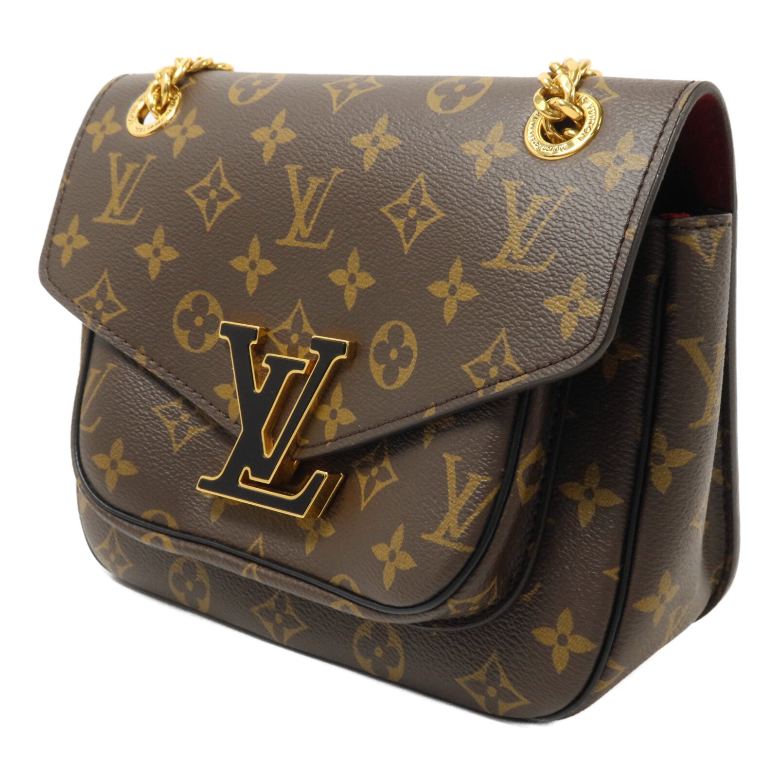 LOUIS VUITTON Monogram Passy鏈帶肩背袋