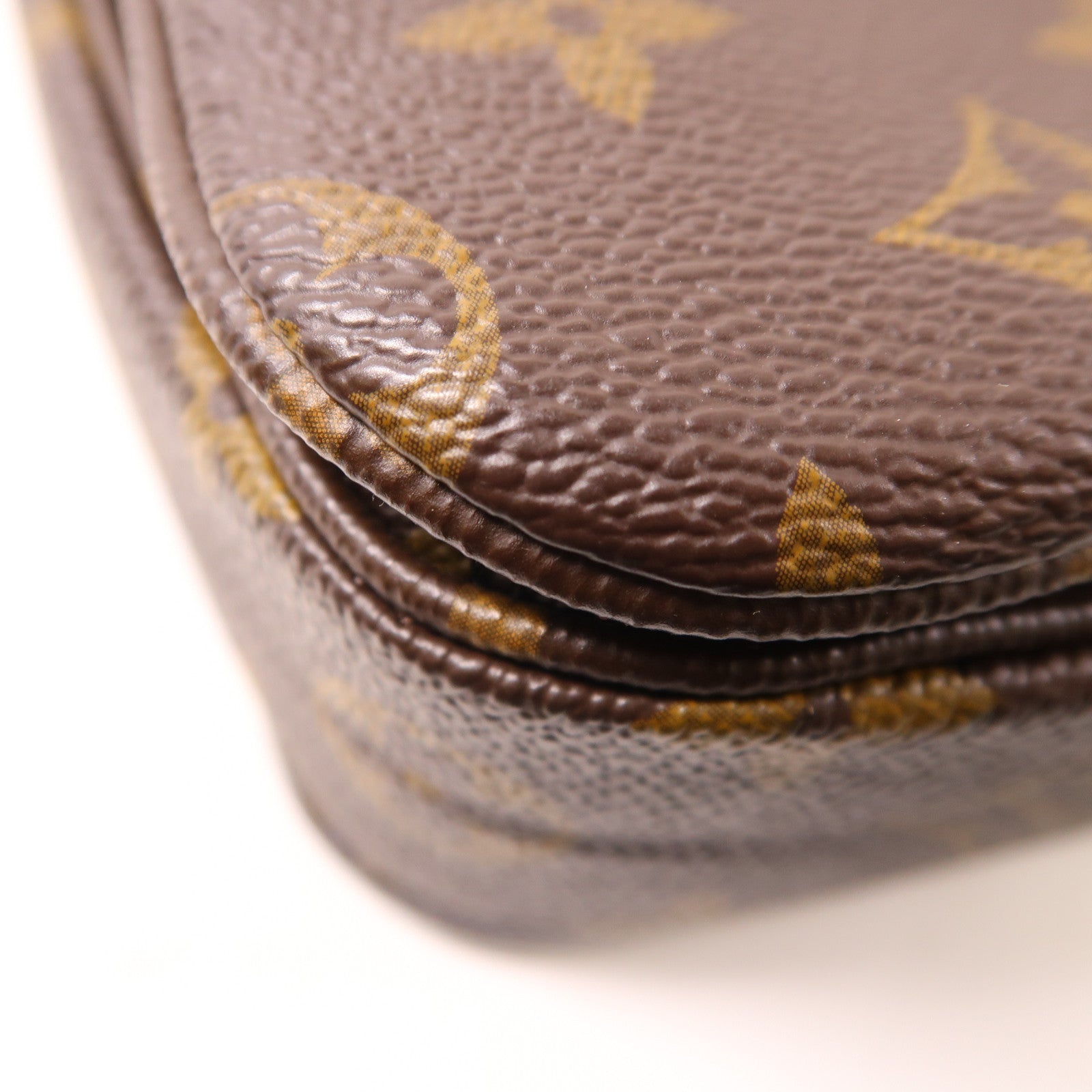 LOUIS VUITTON Monogram Pochette Metis金扣手挽肩背兩用袋啡色