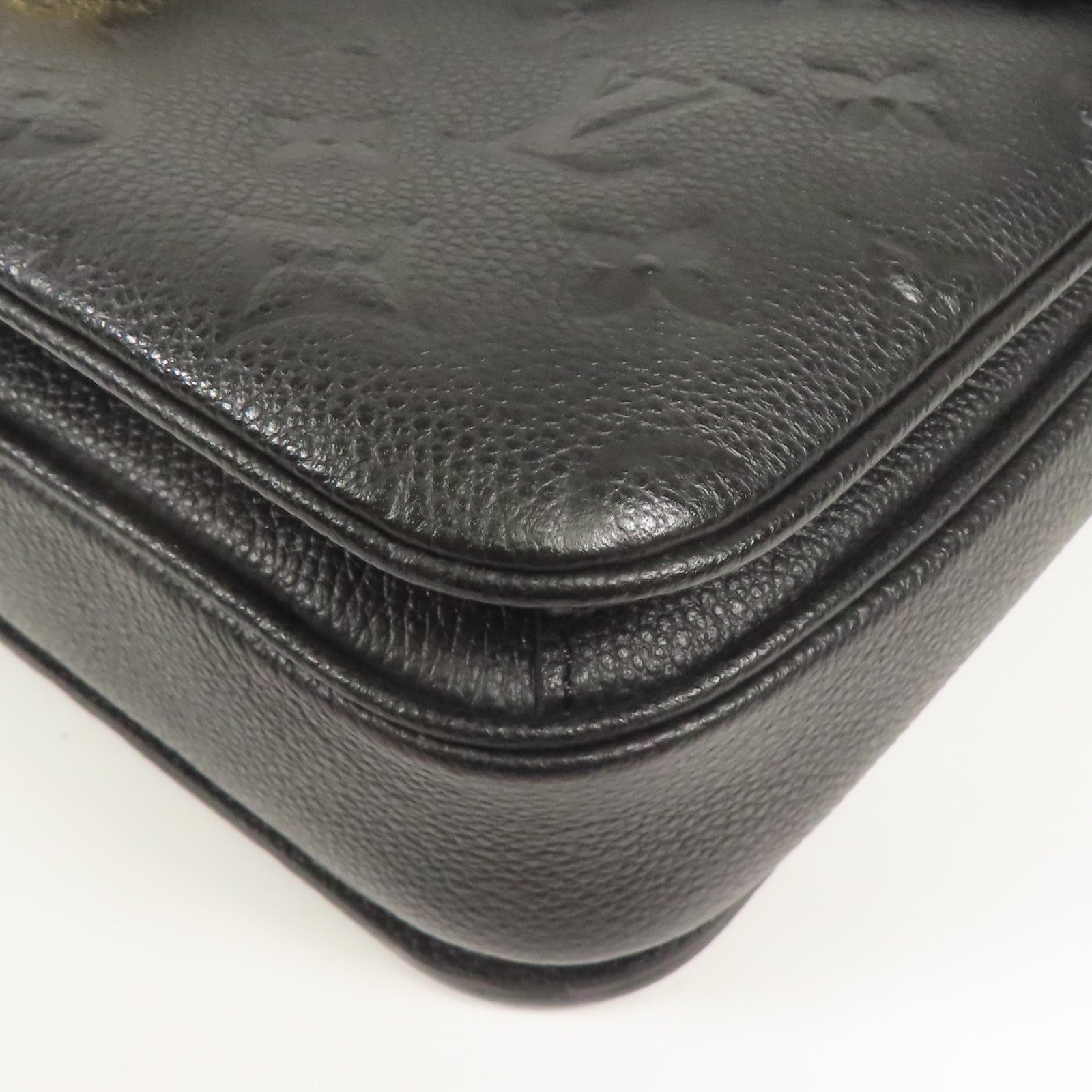 LOUIS VUITTON Monogram Empreinte Pochette Metis金扣手挽肩背兩用袋