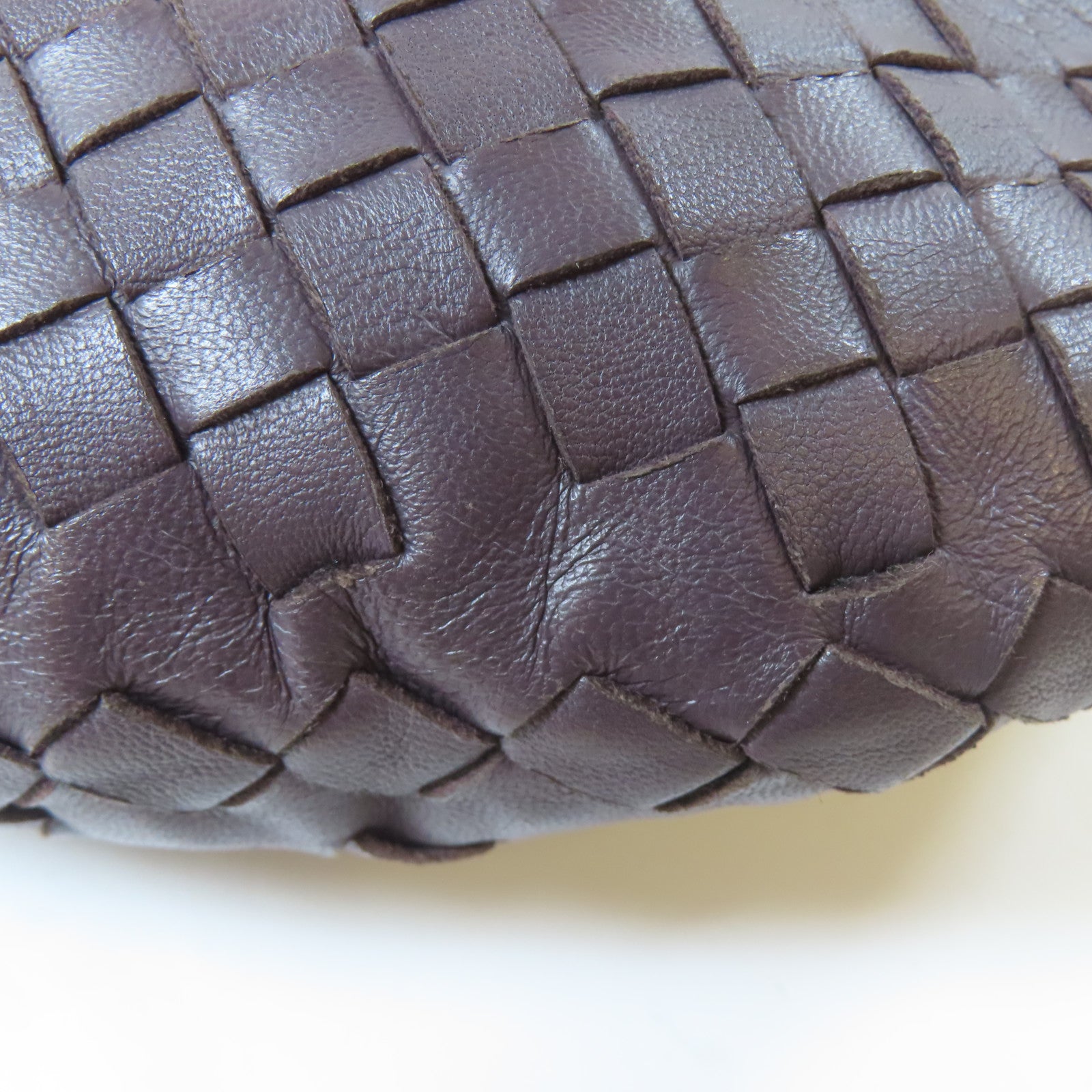 BOTTEGA VENETA 羊皮皮革Hand Bag手挽袋紫色