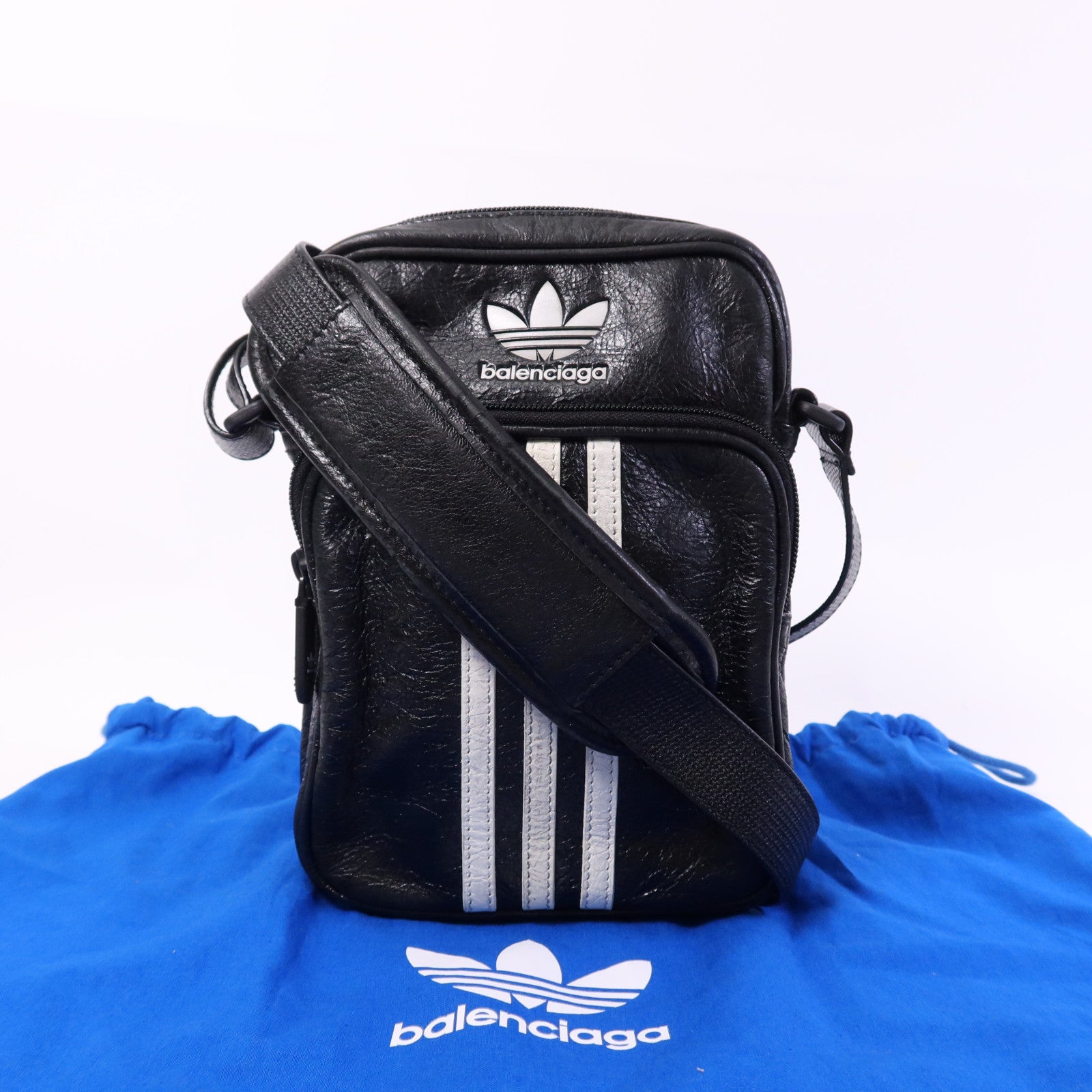BALENCIAGA 牛皮皮革Small Crossbody Messenger肩背袋