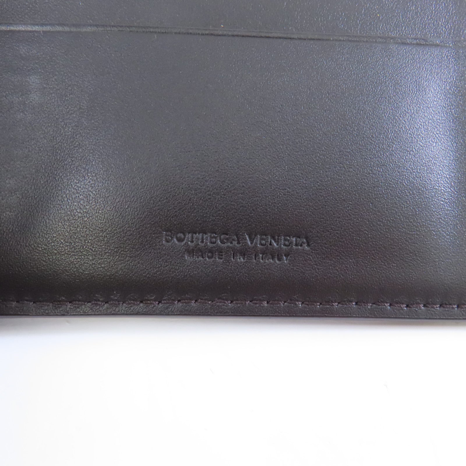 BOTTEGA VENETA 織紋皮革Wallet錢包啡色