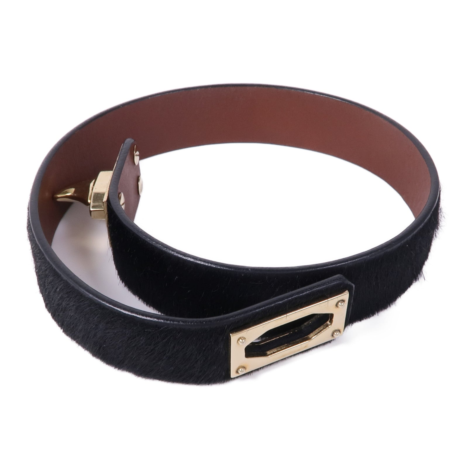 GIVENCHY 【激減優惠】馬毛Bracelet金扣手帶