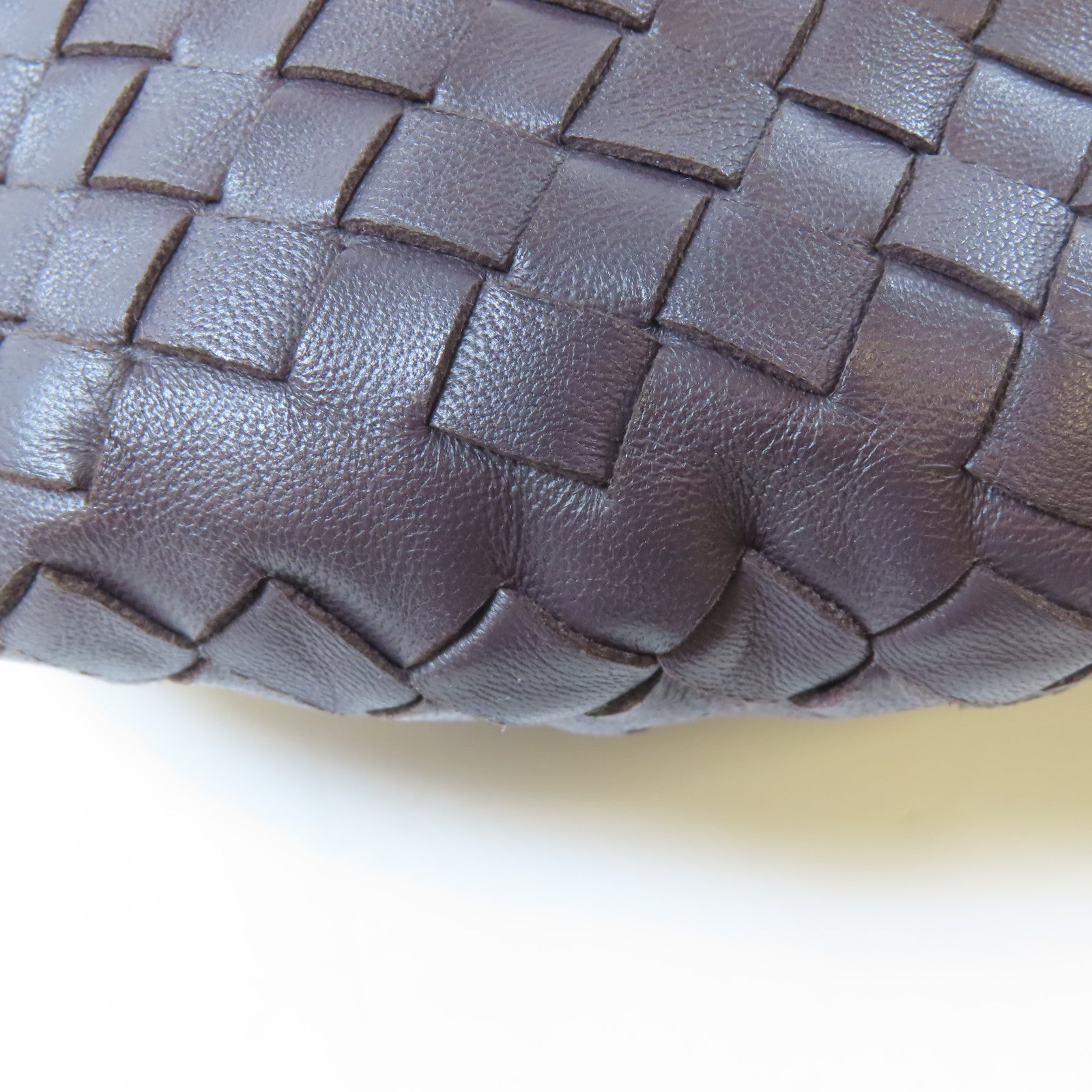 BOTTEGA VENETA 羊皮皮革Hand Bag手挽袋紫色