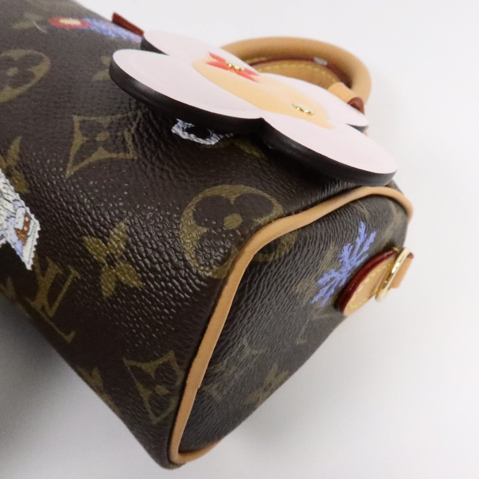 LOUIS VUITTON Monogram Nano Speedy手挽肩背兩用袋