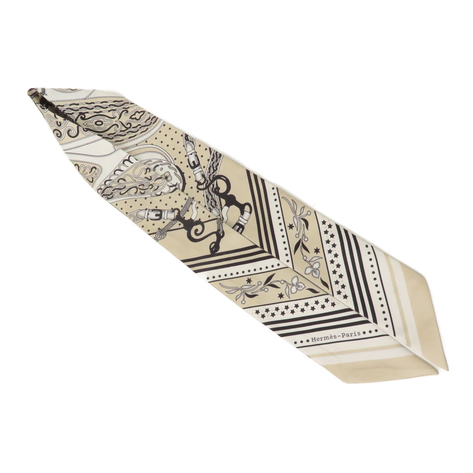 HERMES 絲質Twilly絲巾