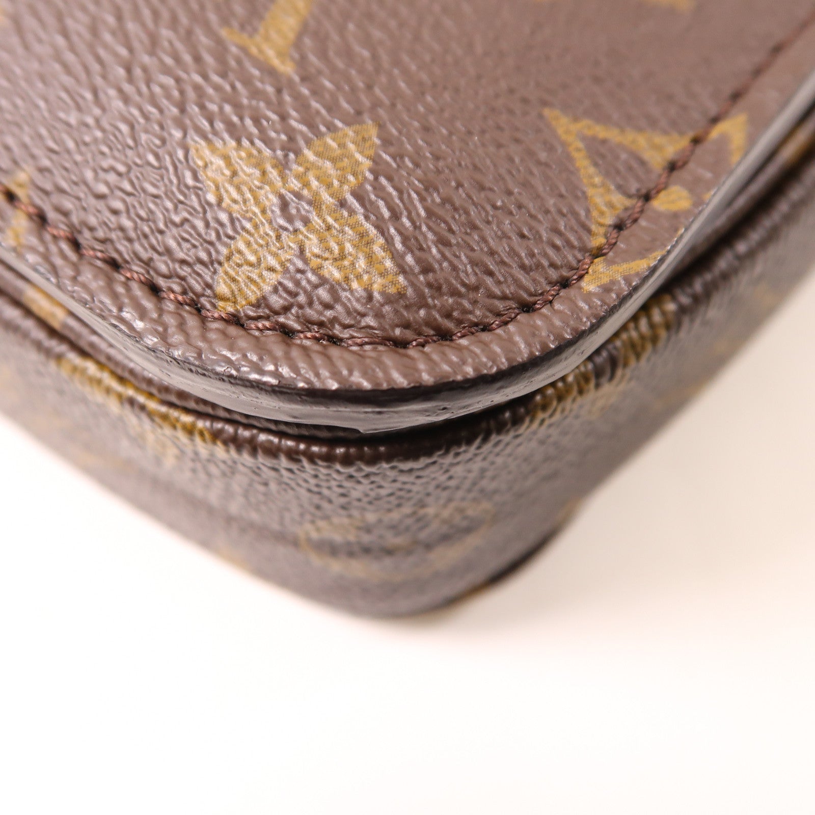 LOUIS VUITTON Monogram Pochette Metis金扣手挽肩背兩用袋啡色