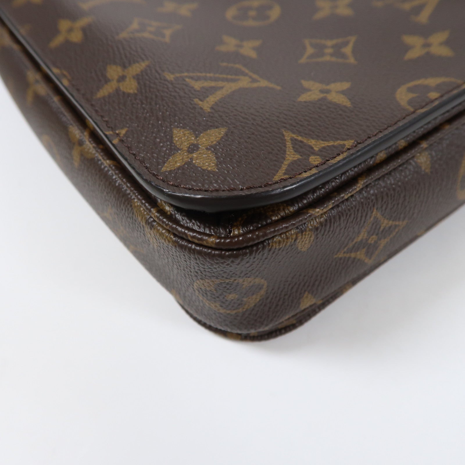 LOUIS VUITTON Monogram Pochette Metis MM金扣手挽肩背兩用袋啡色