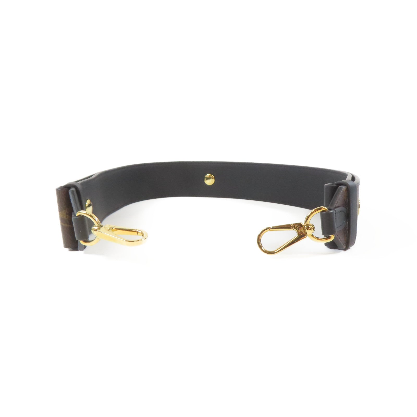 LOUIS VUITTON Monogram Bandouliere Strap金扣肩背帶啡色