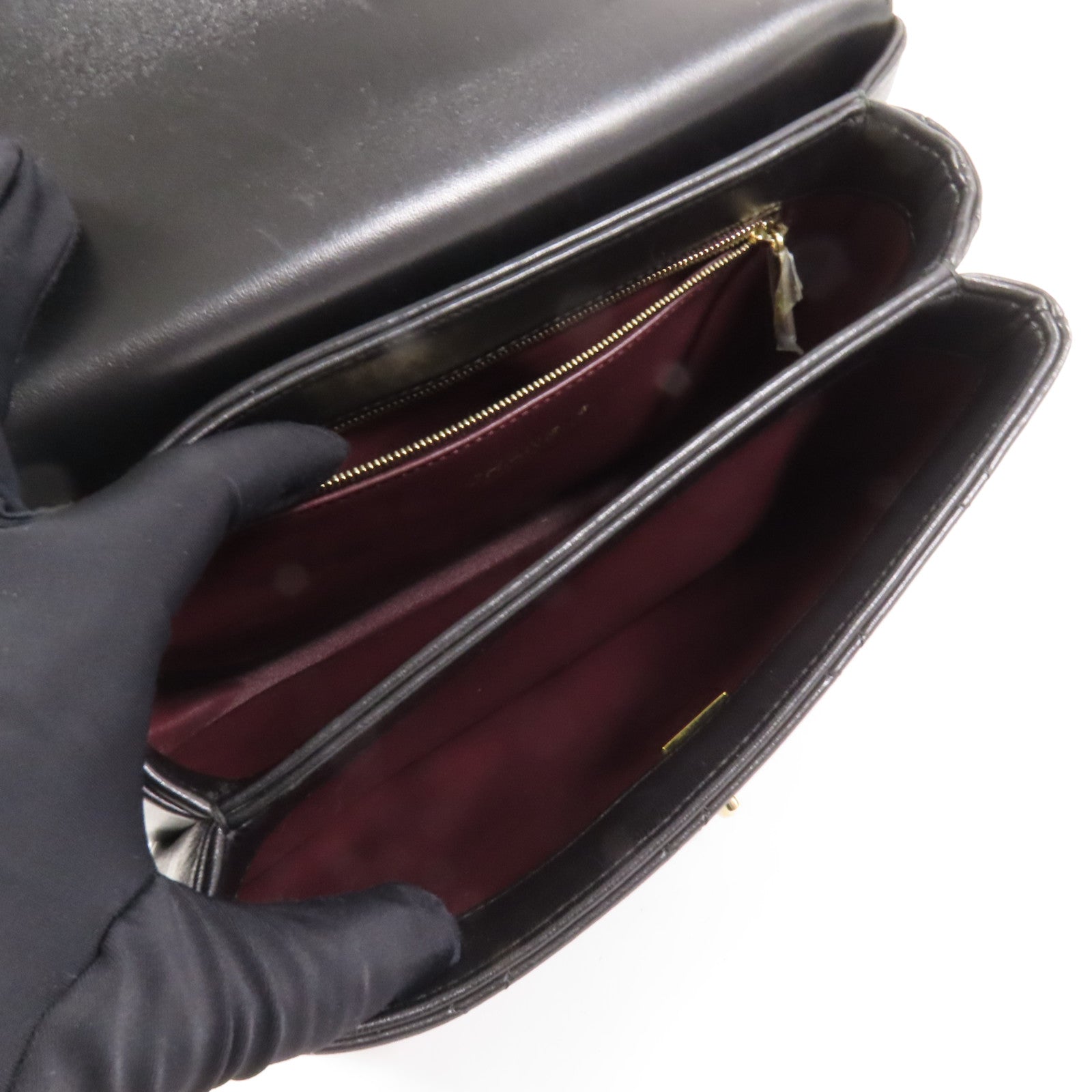 CHANEL 羊皮皮革Trendy CC Small金扣手挽肩背兩用袋