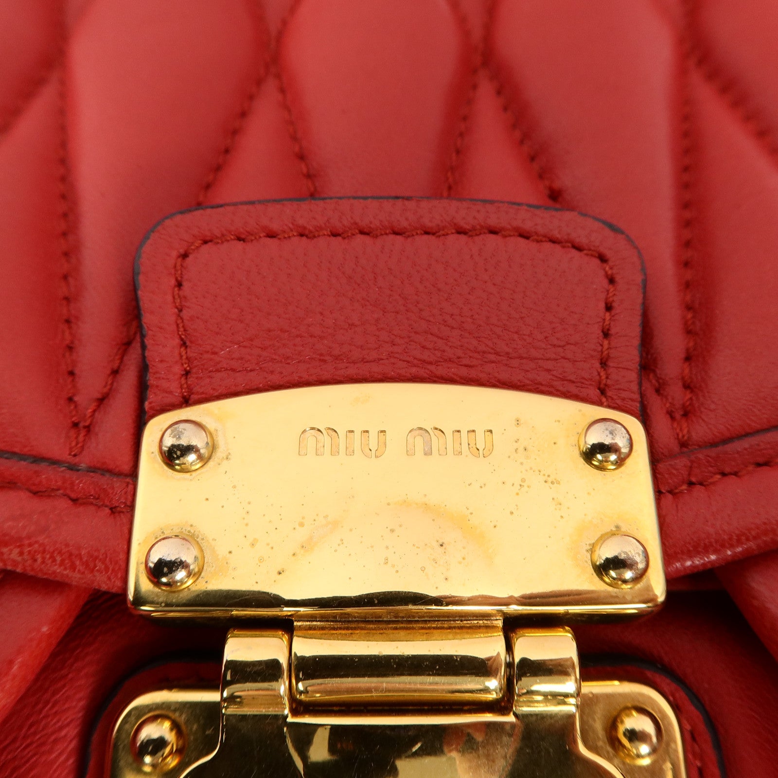 Miu Miu 羊皮皮革2 Way Shoulder手挽肩背兩用袋