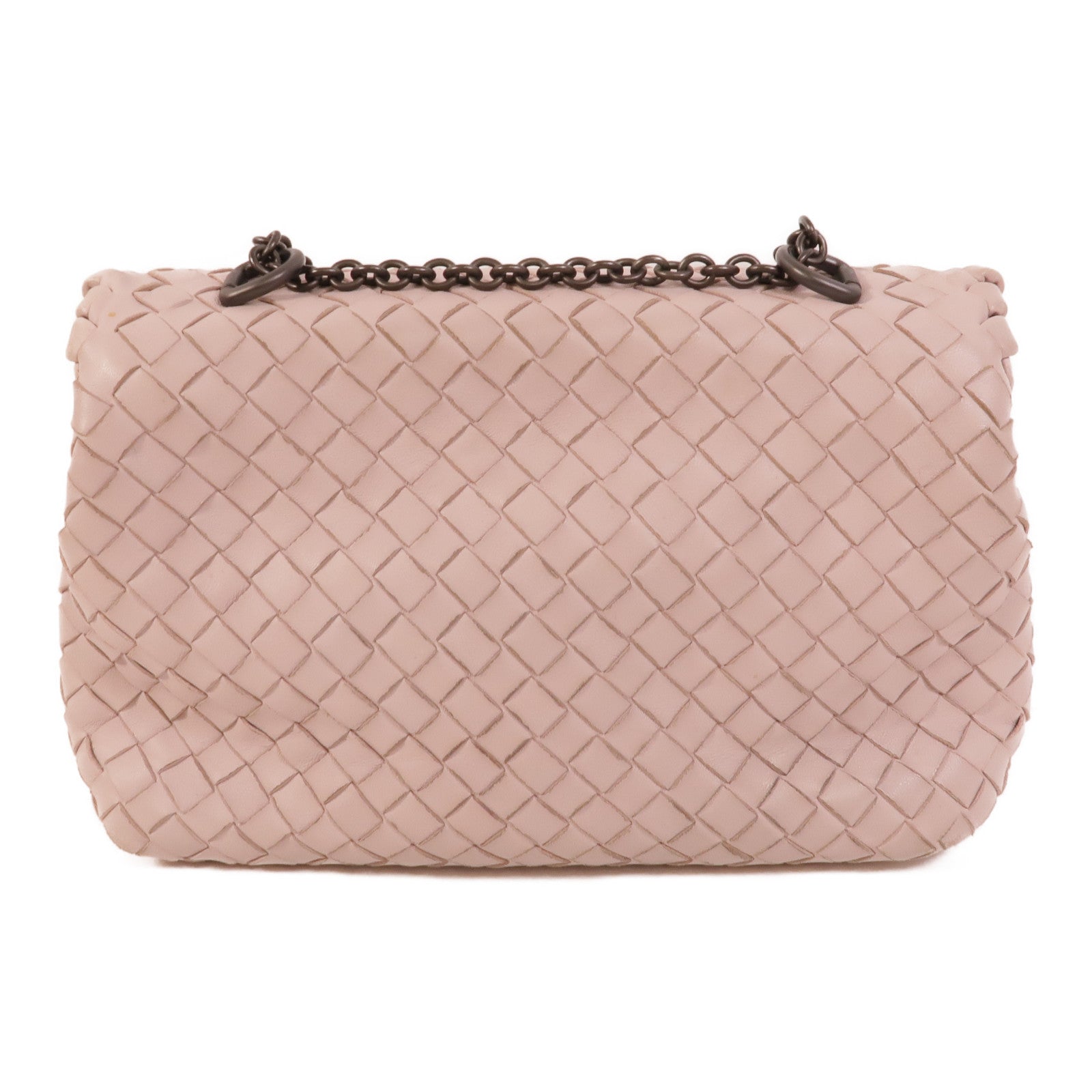BOTTEGA VENETA 羊皮皮革Olimpia Bag鏈帶肩背袋