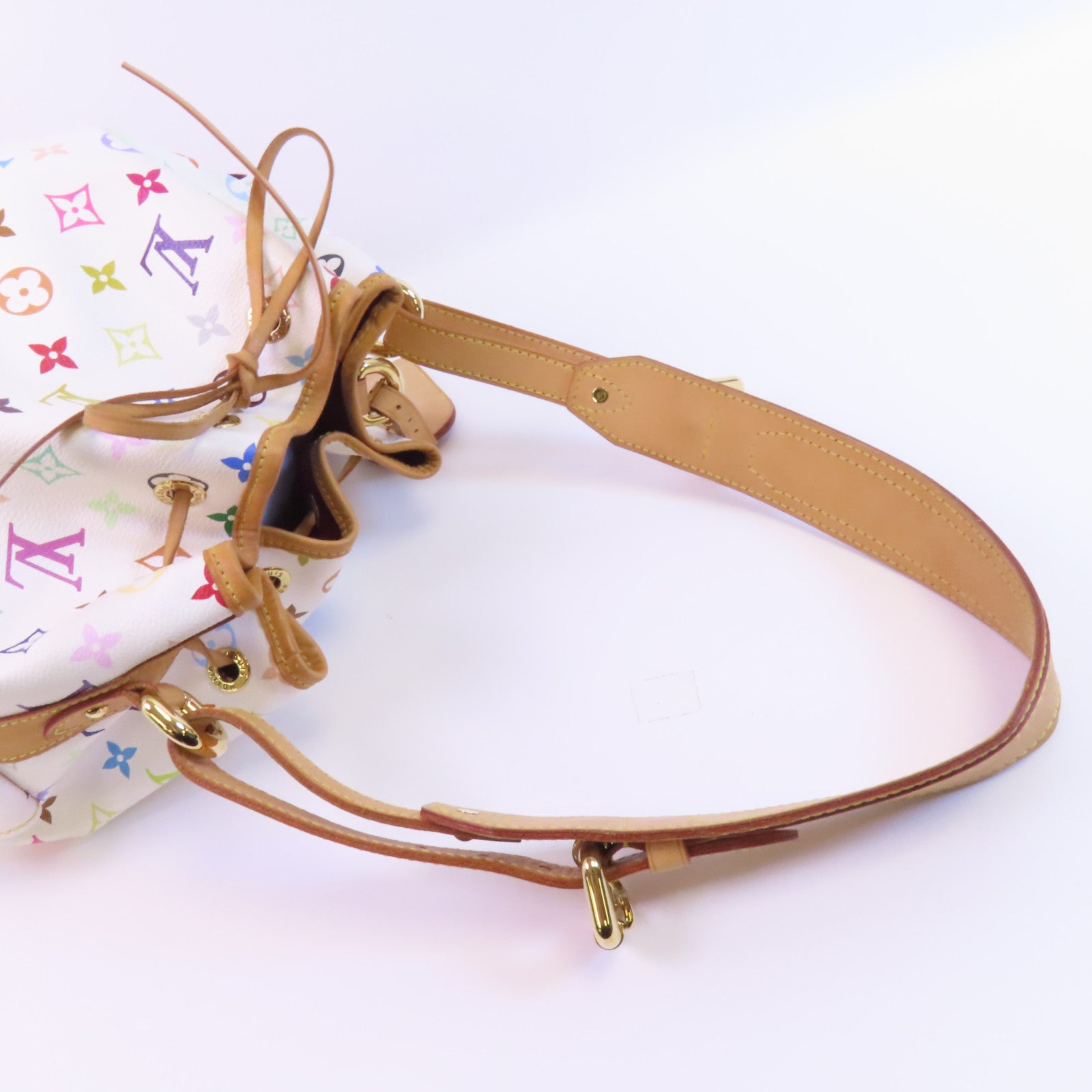 LOUIS VUITTON Monogram Multicolore Petit Noe金扣肩背袋