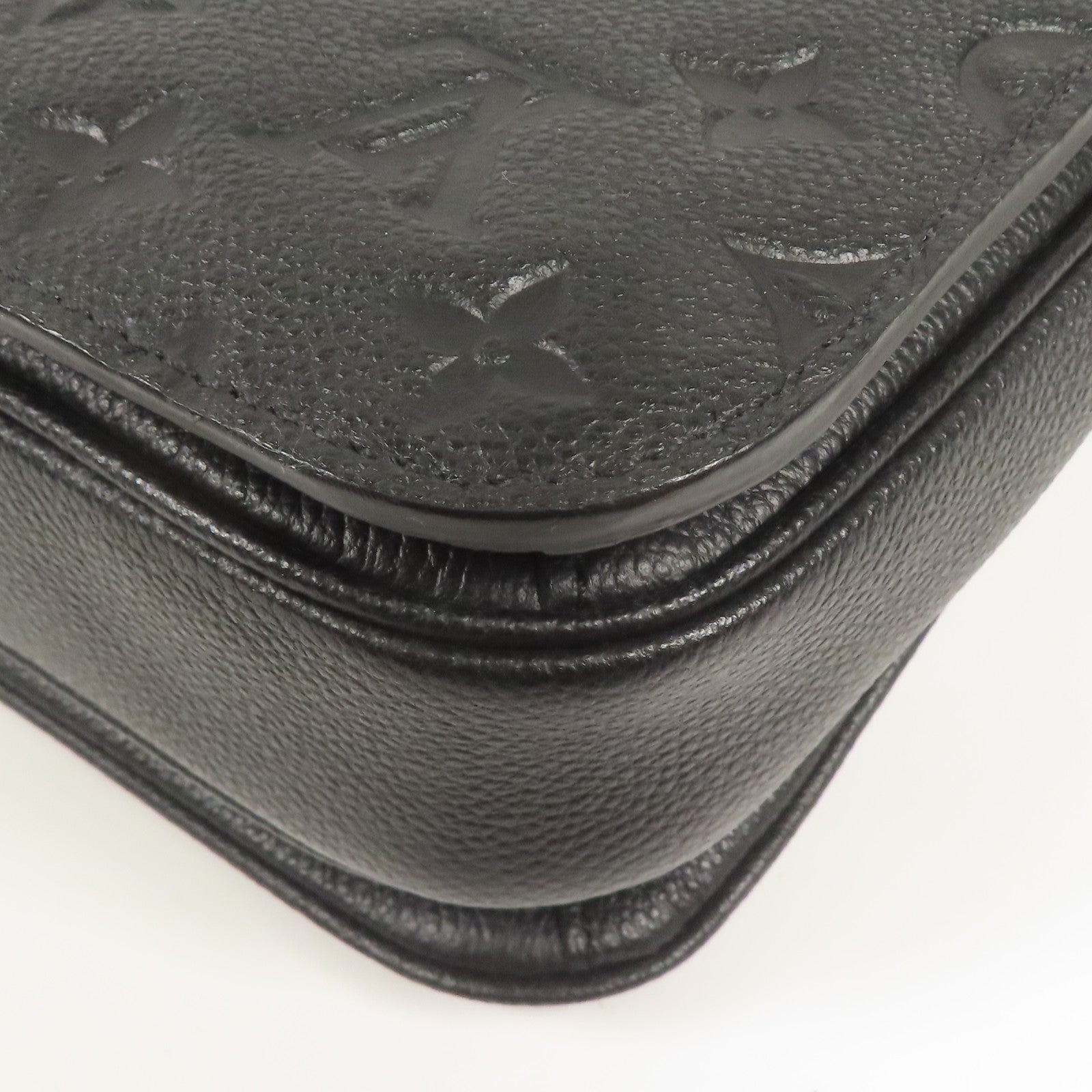 LOUIS VUITTON Monogram Empreinte Pochette Metis金扣手挽肩背兩用袋
