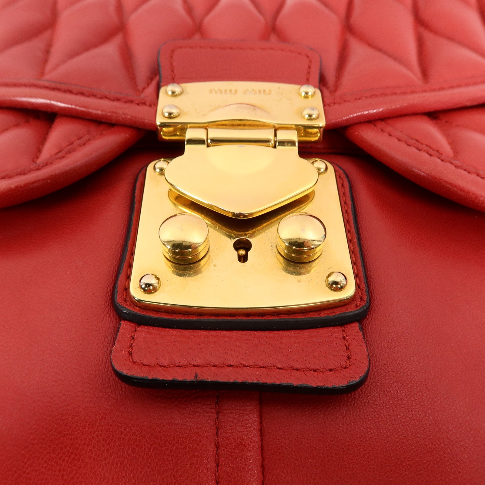 Miu Miu 羊皮皮革2 Way Shoulder手挽肩背兩用袋