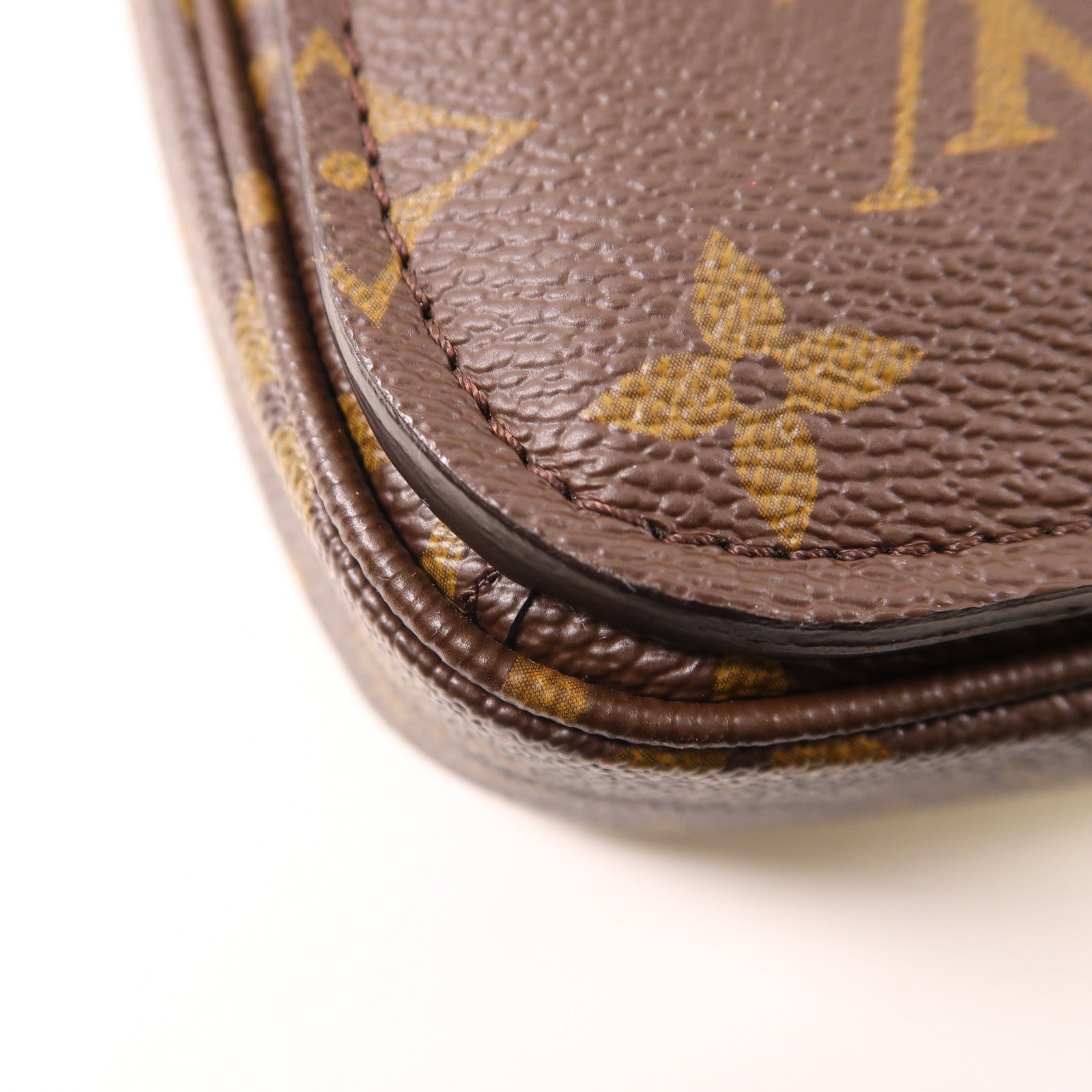 LOUIS VUITTON Monogram Pochette Metis金扣手挽肩背兩用袋啡色
