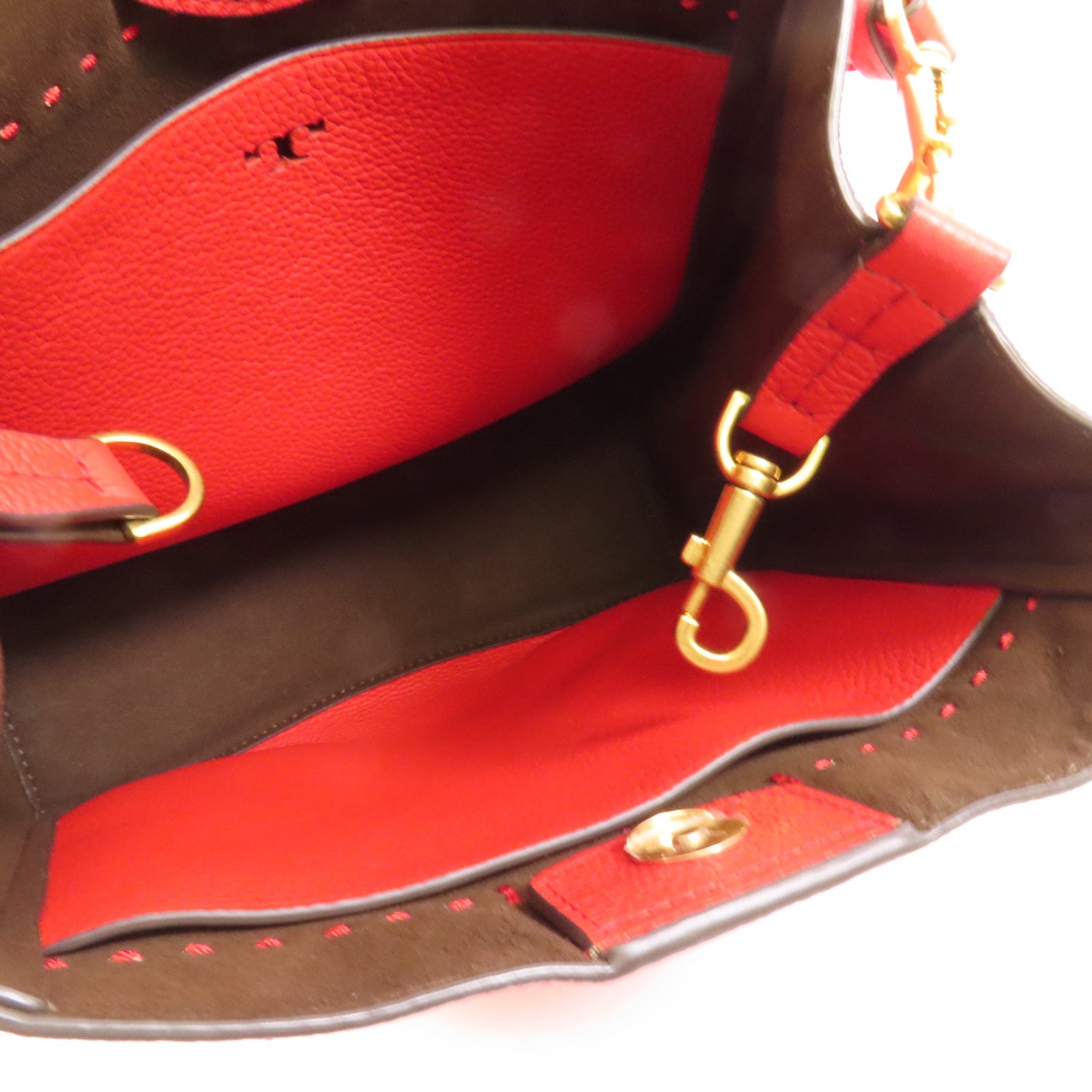 Tory Burch 牛皮皮革Shoulder Bag金扣肩背袋