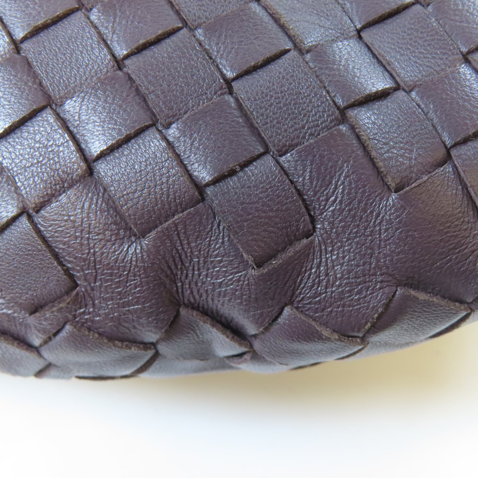 BOTTEGA VENETA 羊皮皮革Hand Bag手挽袋紫色