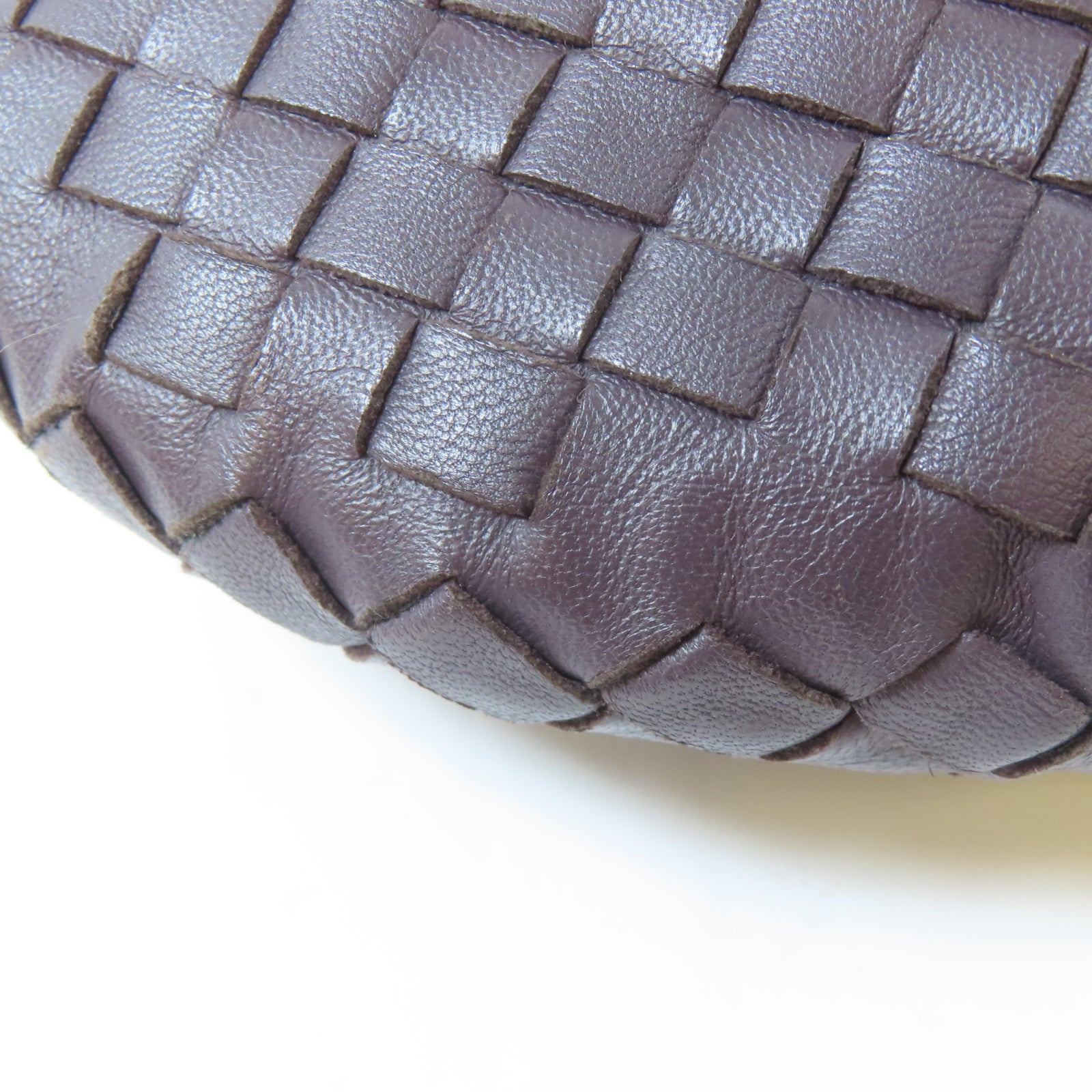 BOTTEGA VENETA 羊皮皮革Hand Bag手挽袋紫色