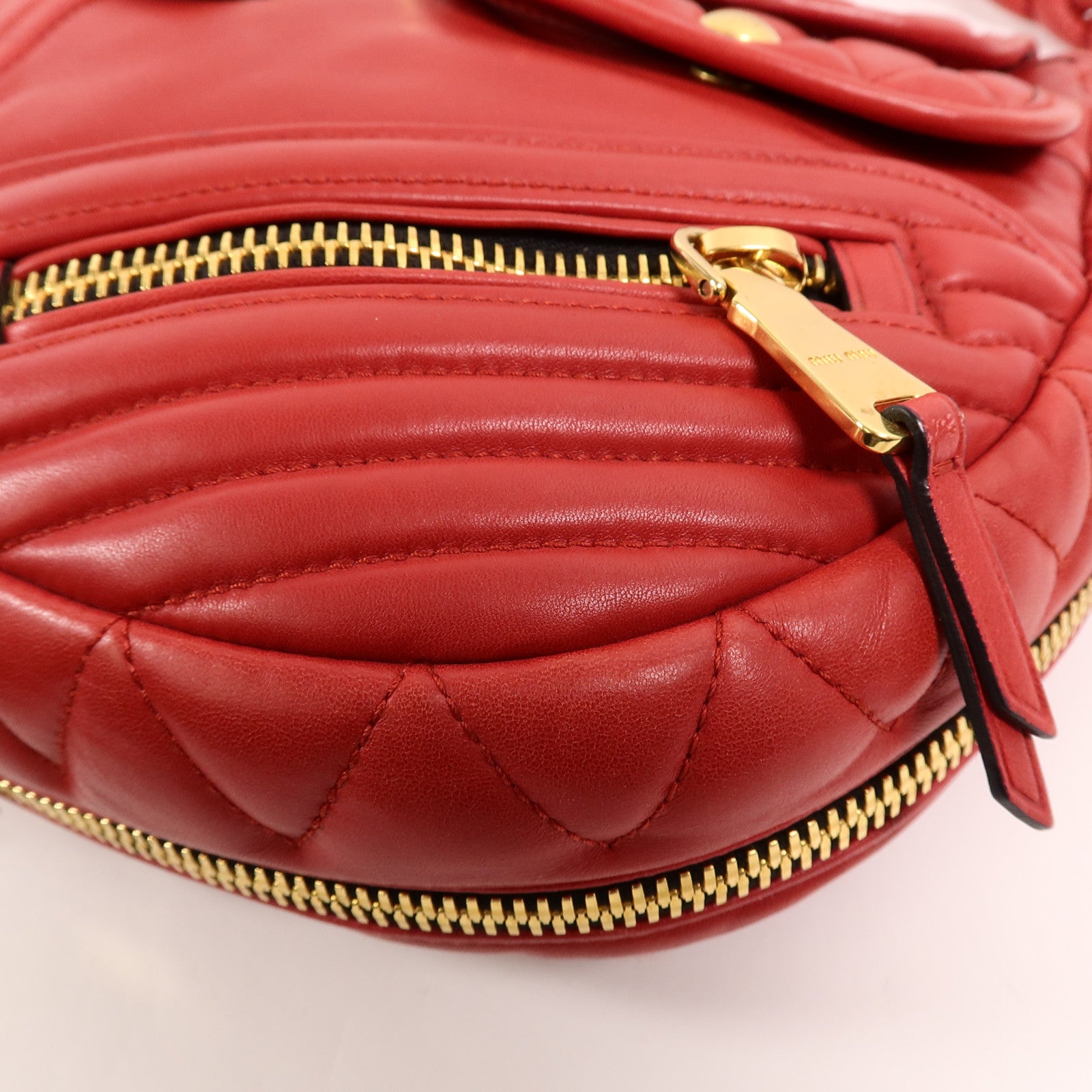 Miu Miu 羊皮皮革2 Way Shoulder手挽肩背兩用袋
