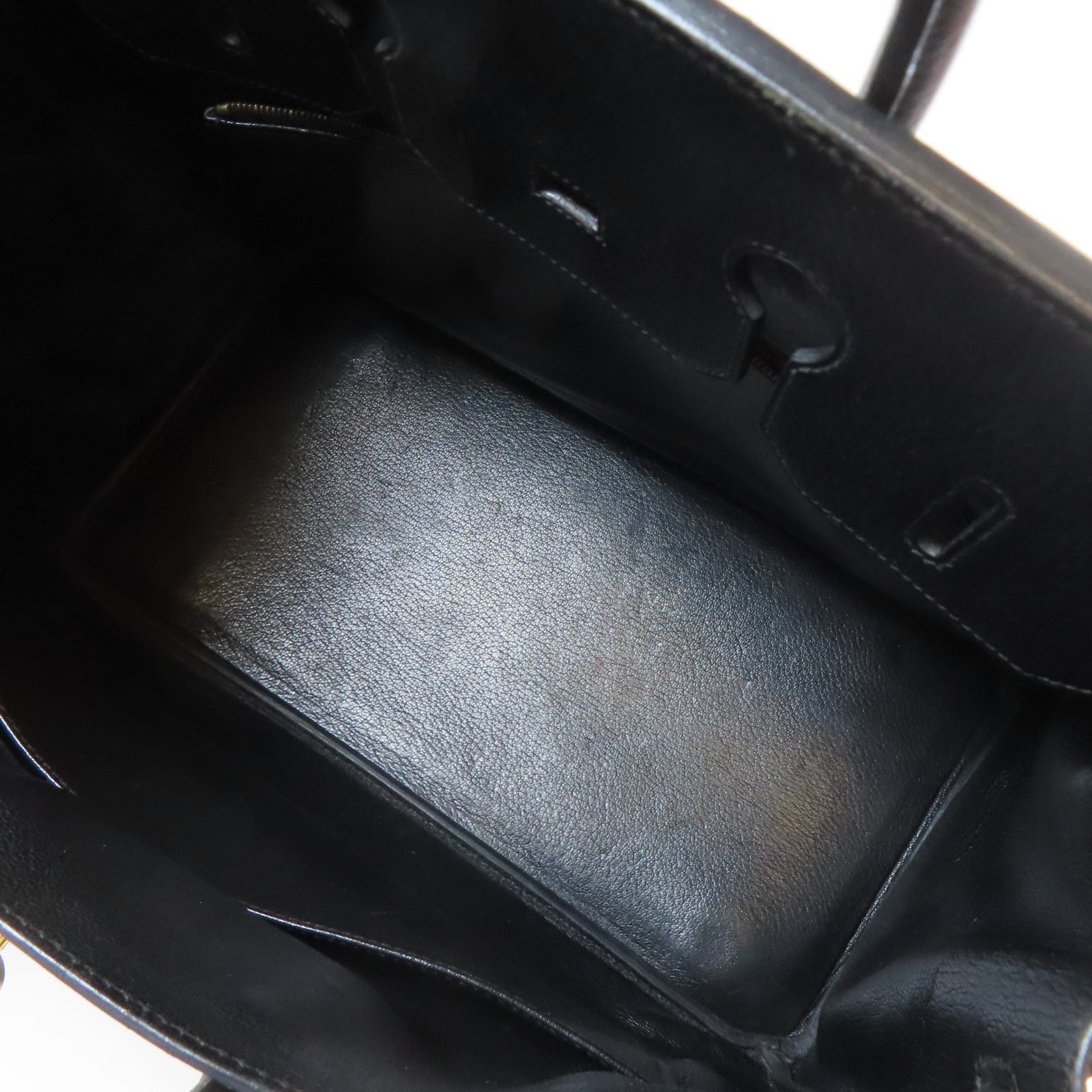 HERMES Togo皮革Birkin 35金扣手挽袋黑色