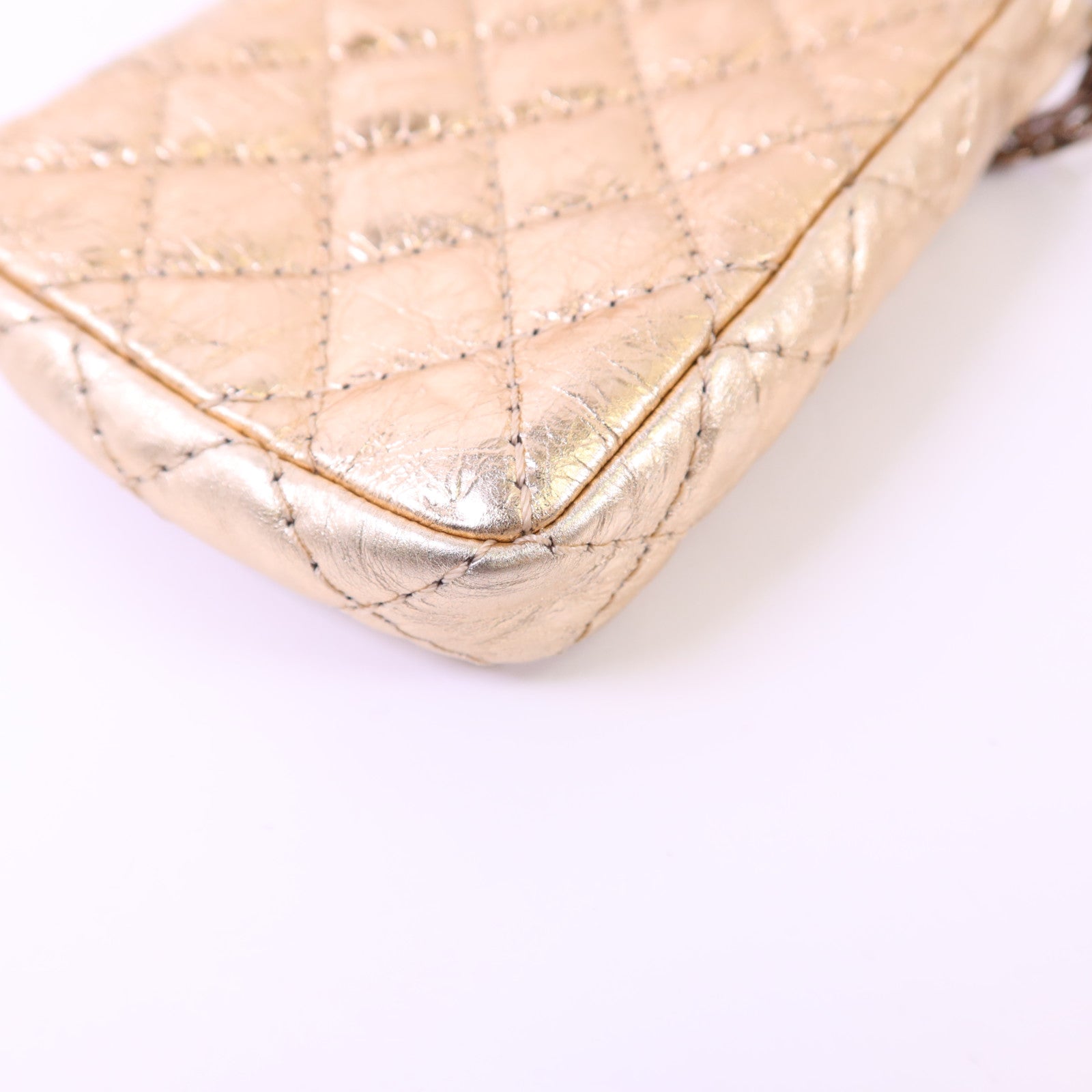 CHANEL 牛皮皮革2.55 Phone Bag鏈帶肩背袋
